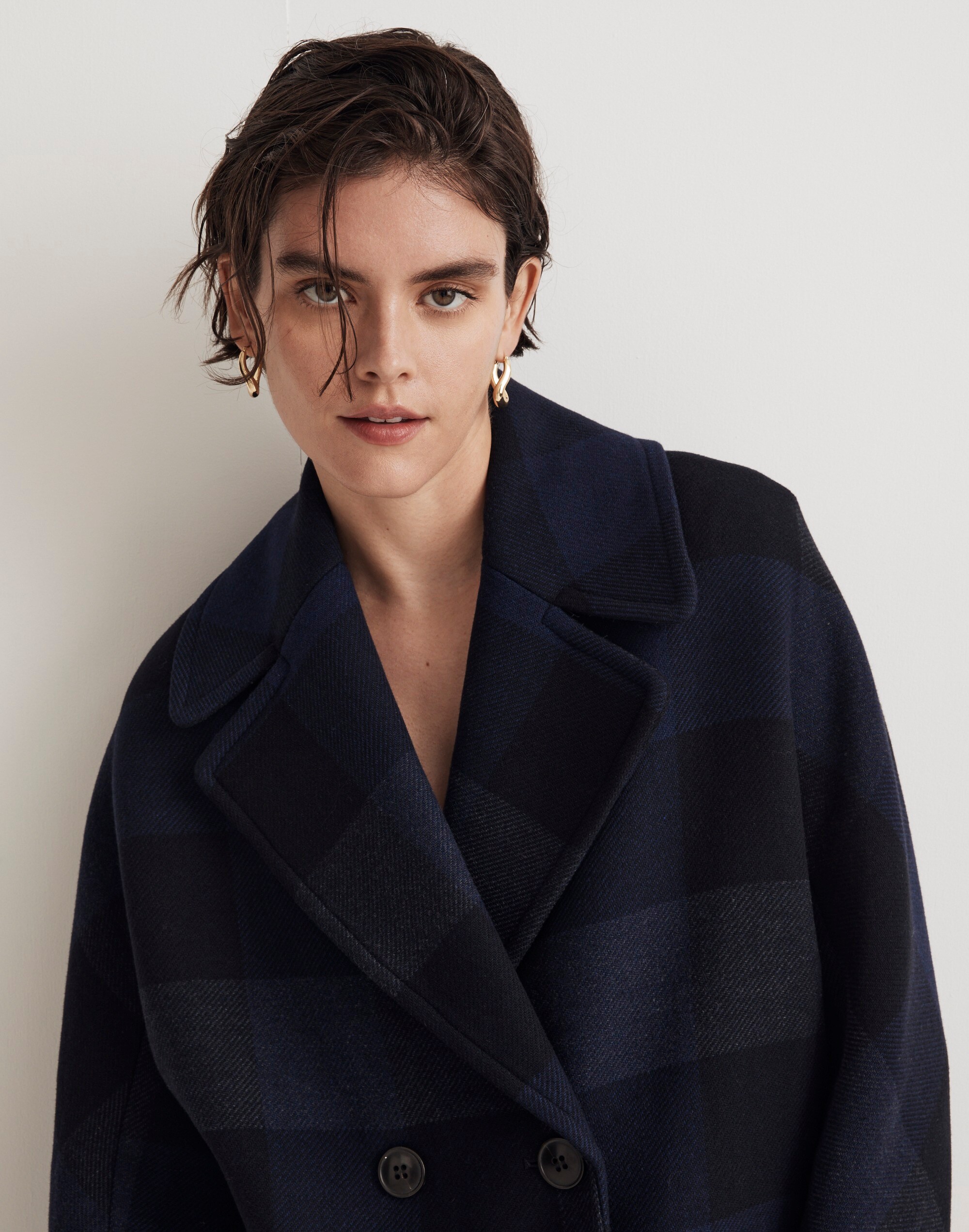 The Gianna Coat in Plaid Insuluxe Fabric