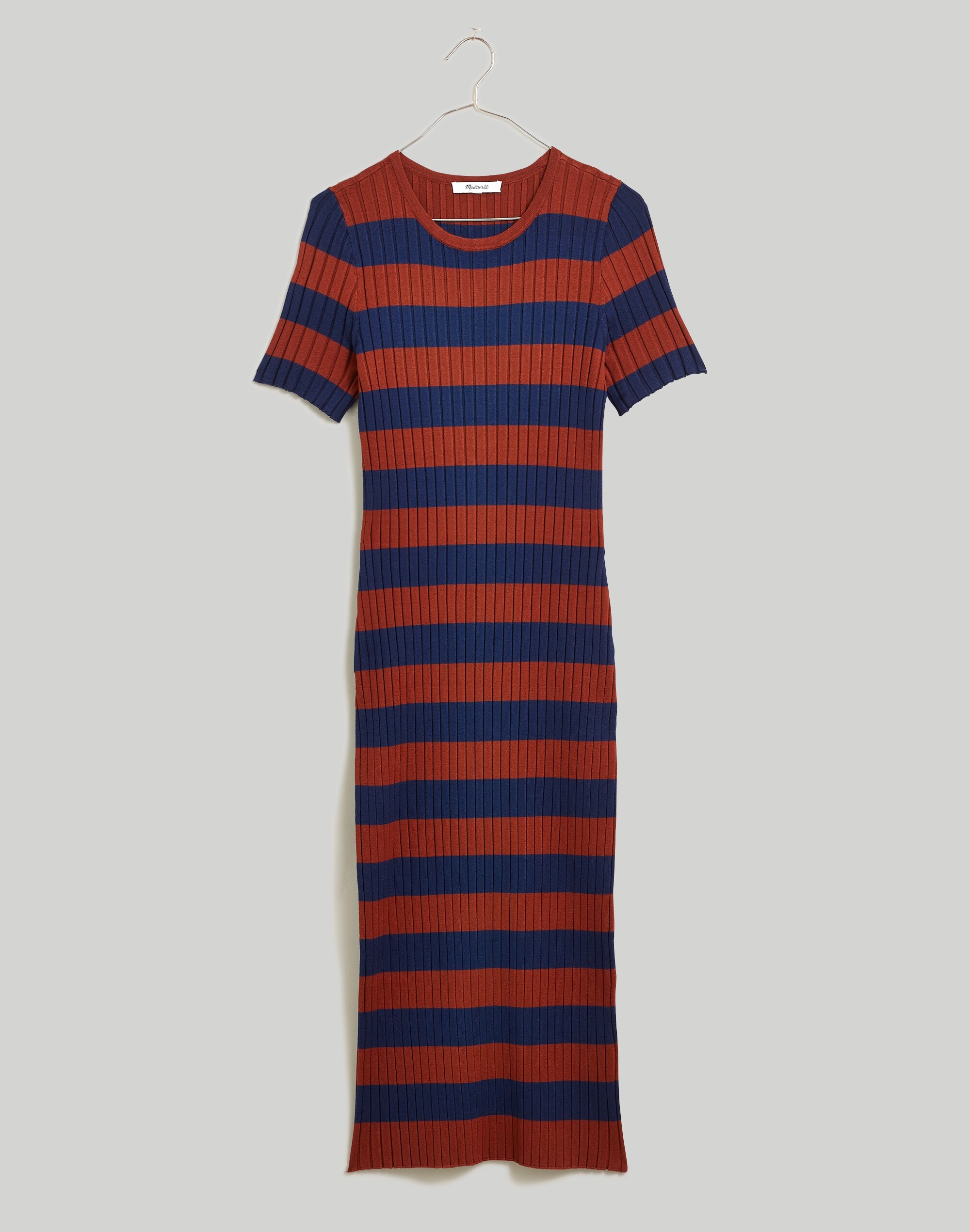 Ribbed Midi Sweater Dress