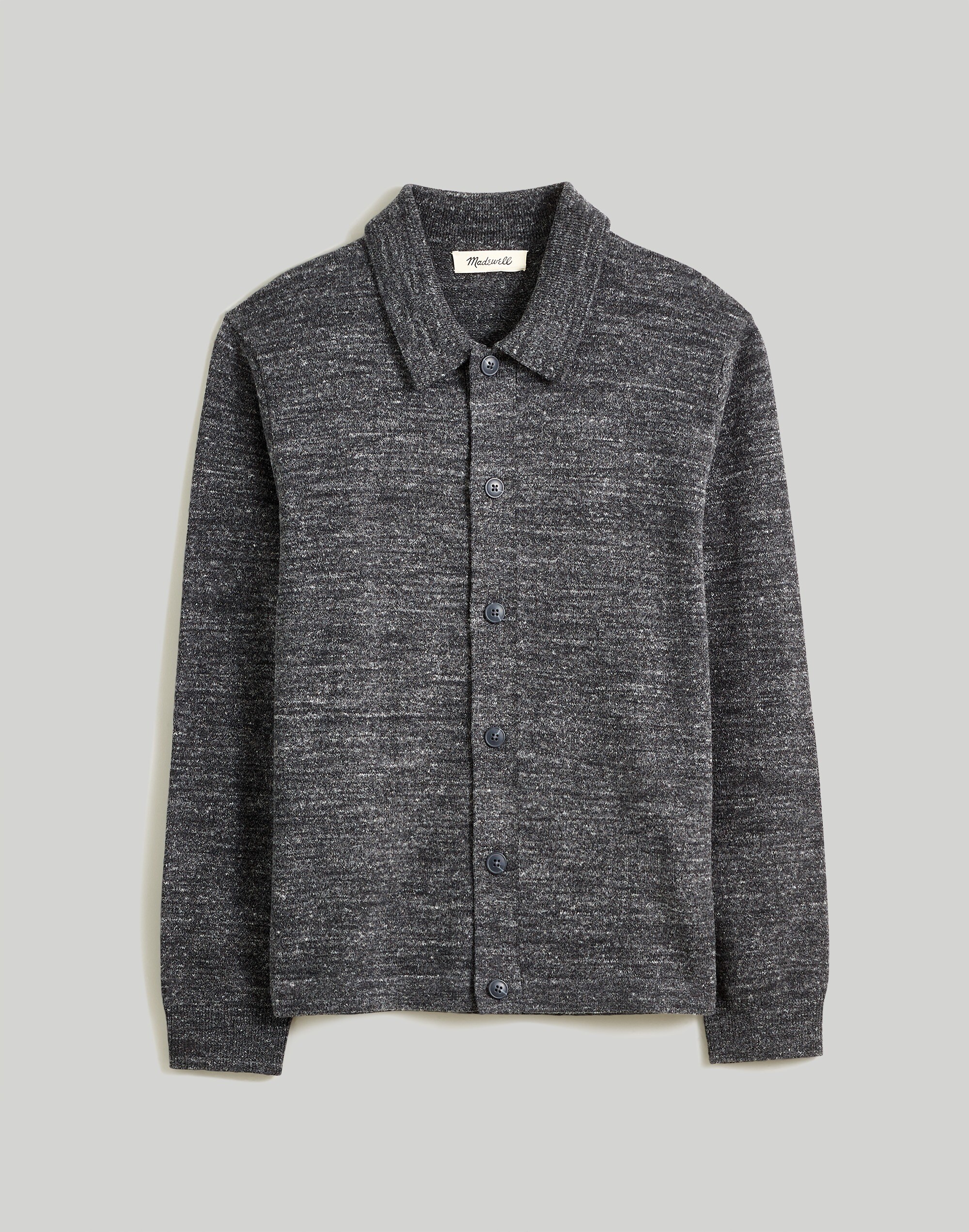 Button-Front Sweater-Jacket