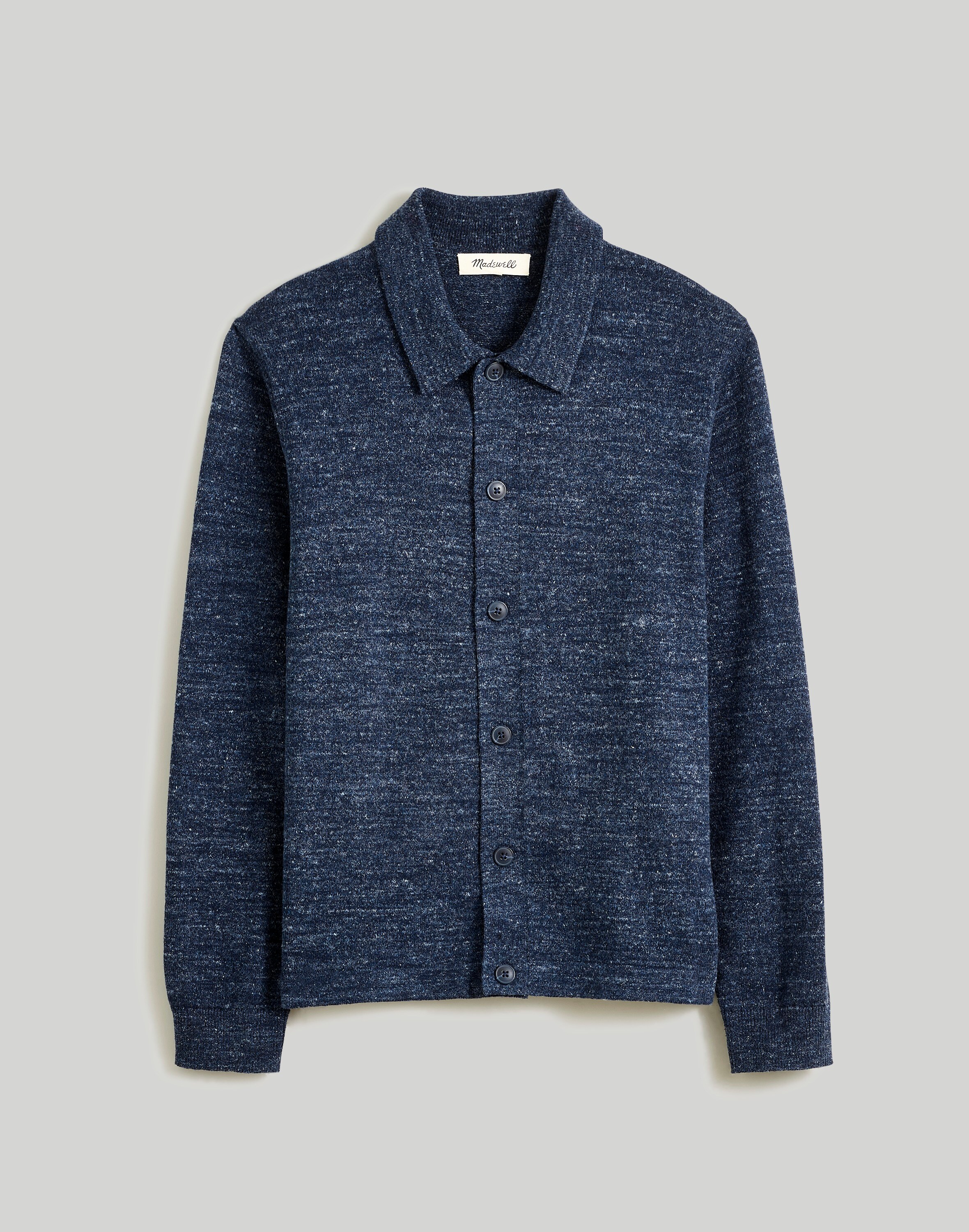Button-Front Sweater-Jacket