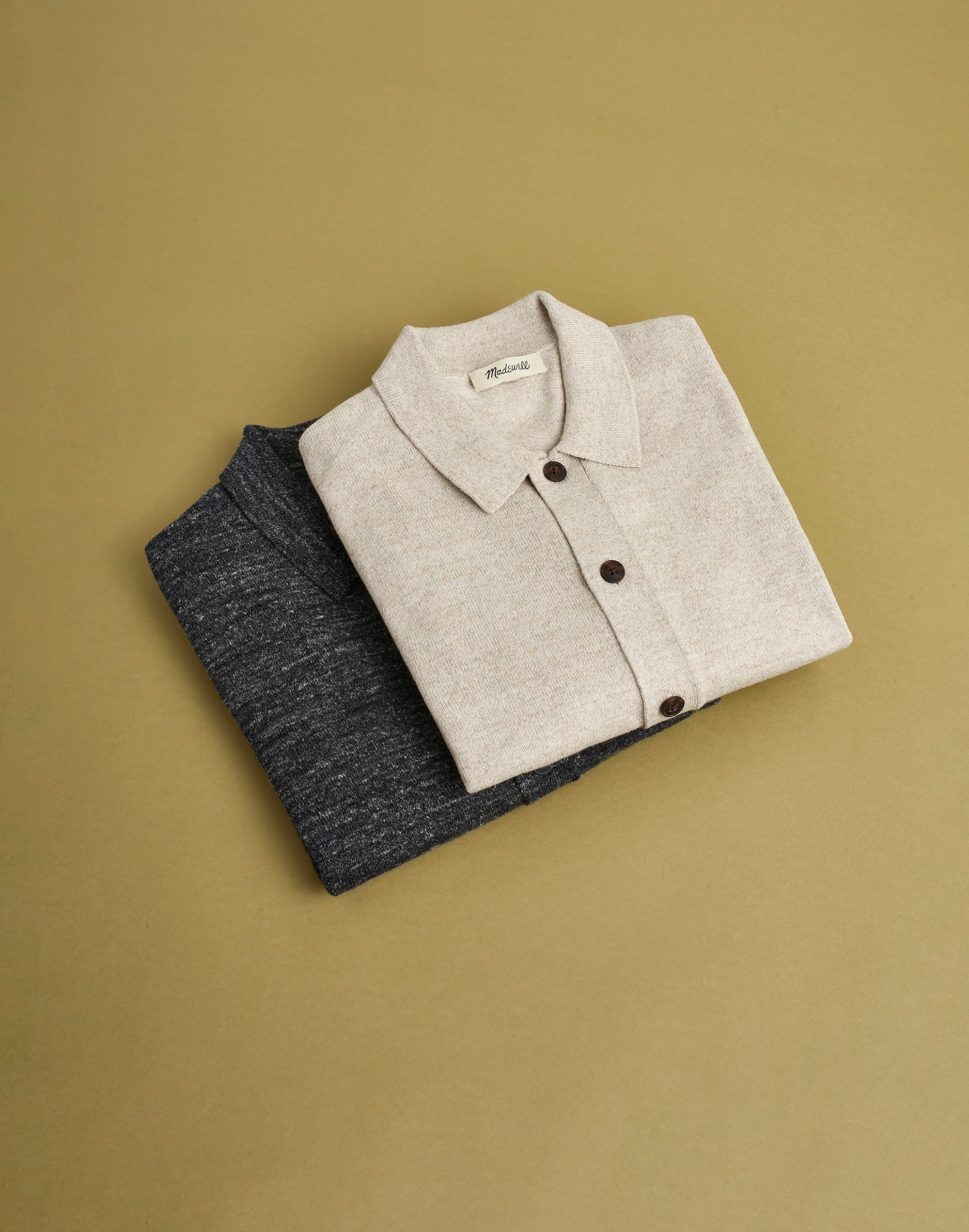 Button-Front Sweater-Jacket