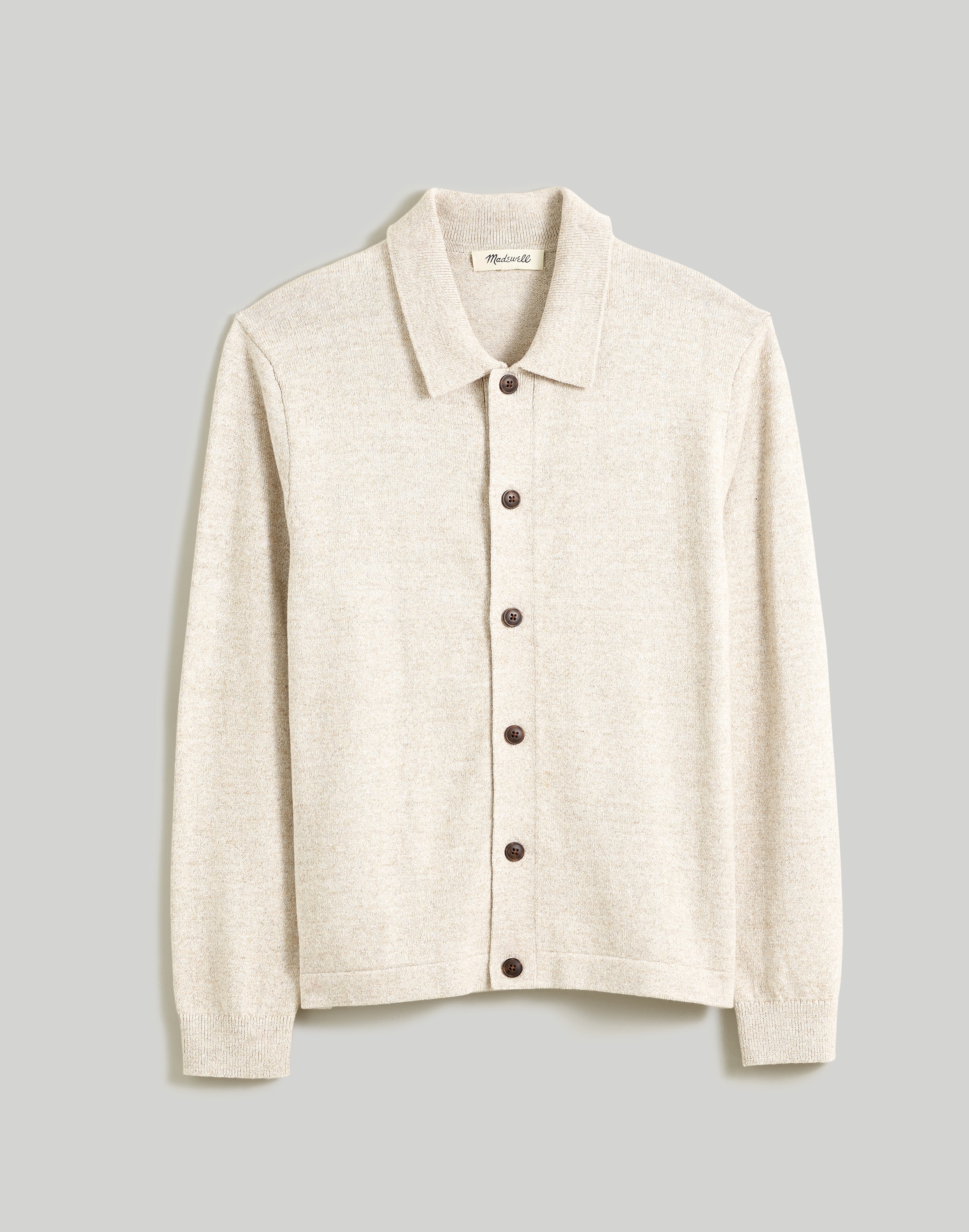 Button-Front Sweater-Jacket