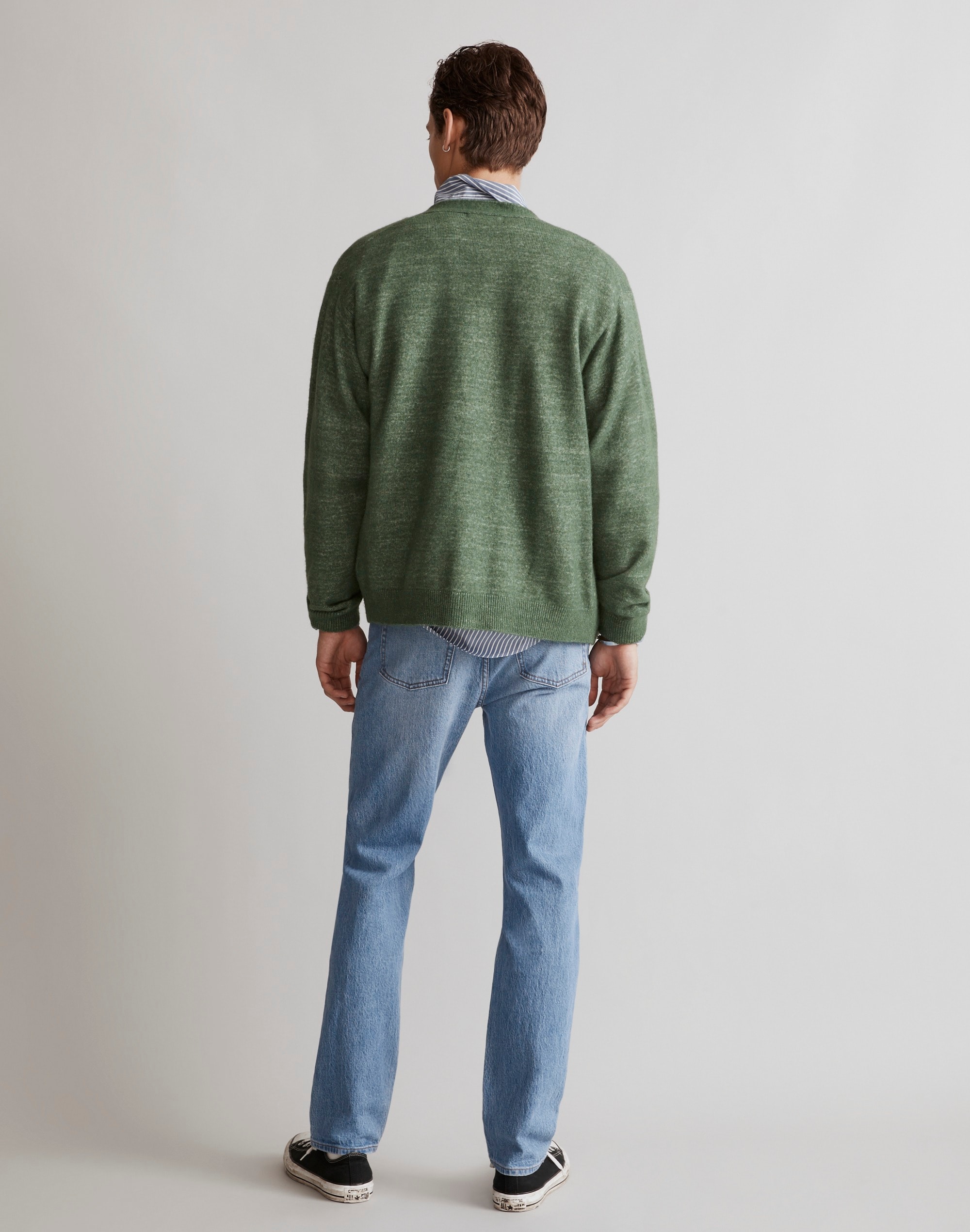 Fuzzy Cardigan Sweater