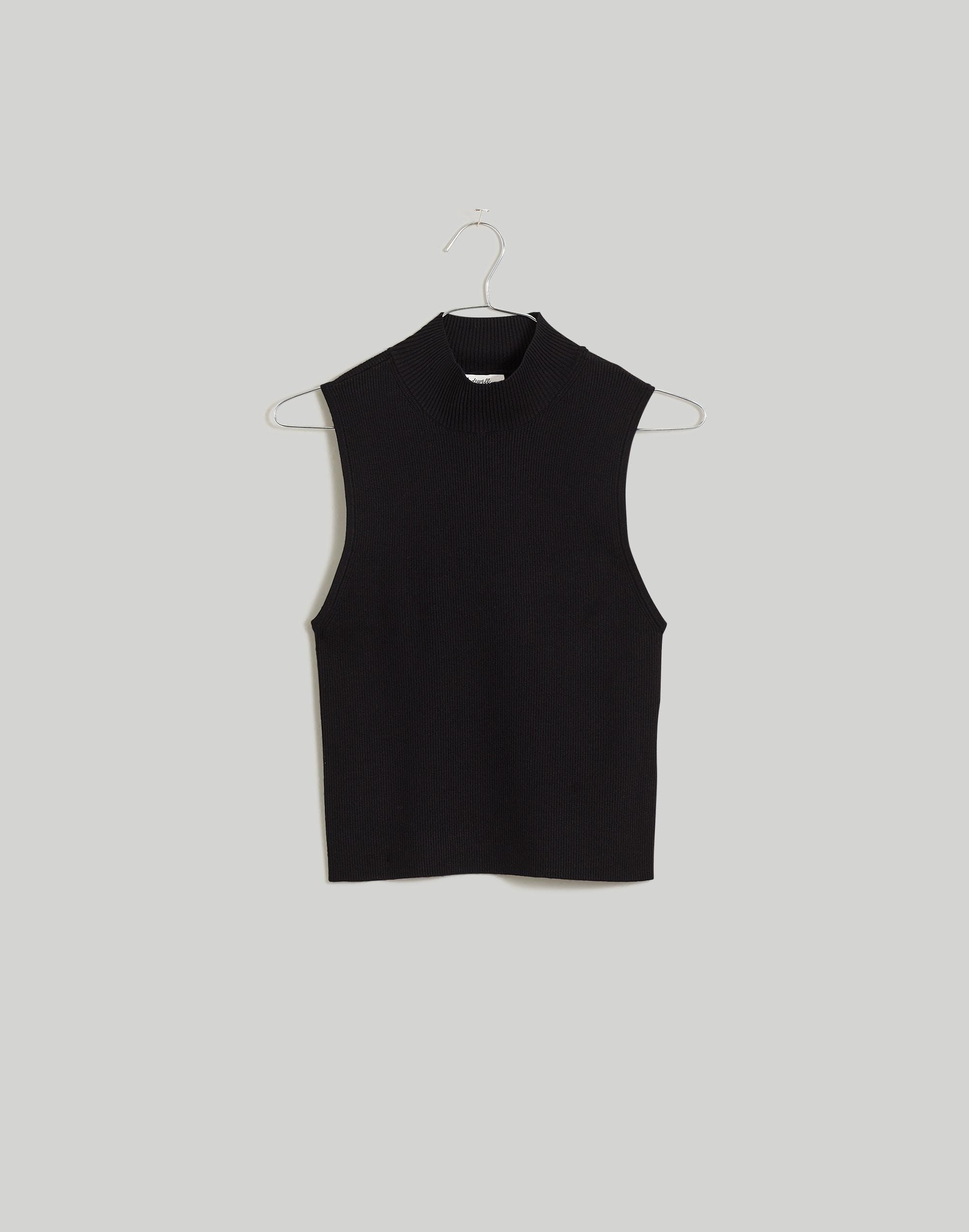 The Signature Knit  Mockneck Sweater Tank