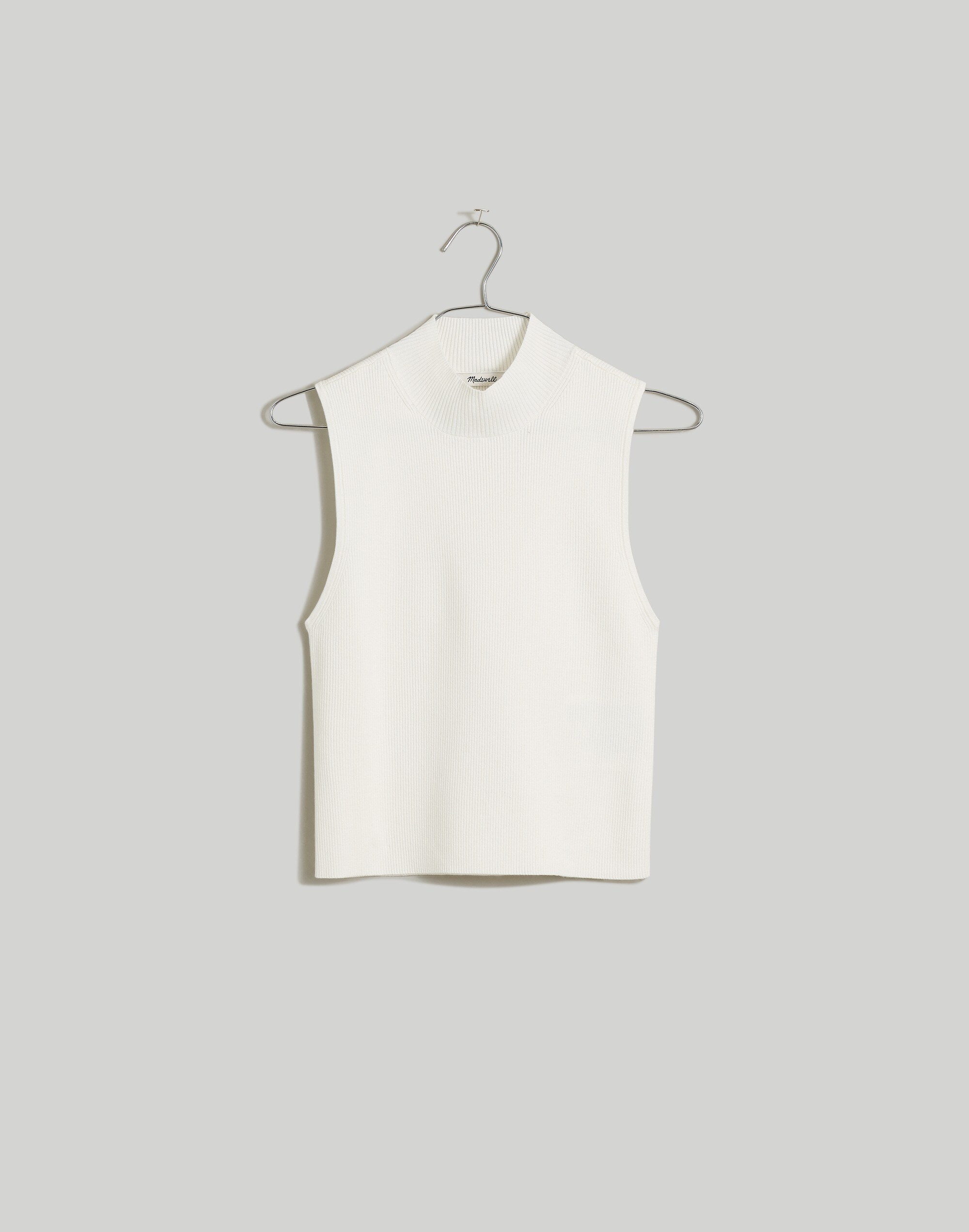 The Signature Knit  Mockneck Sweater Tank