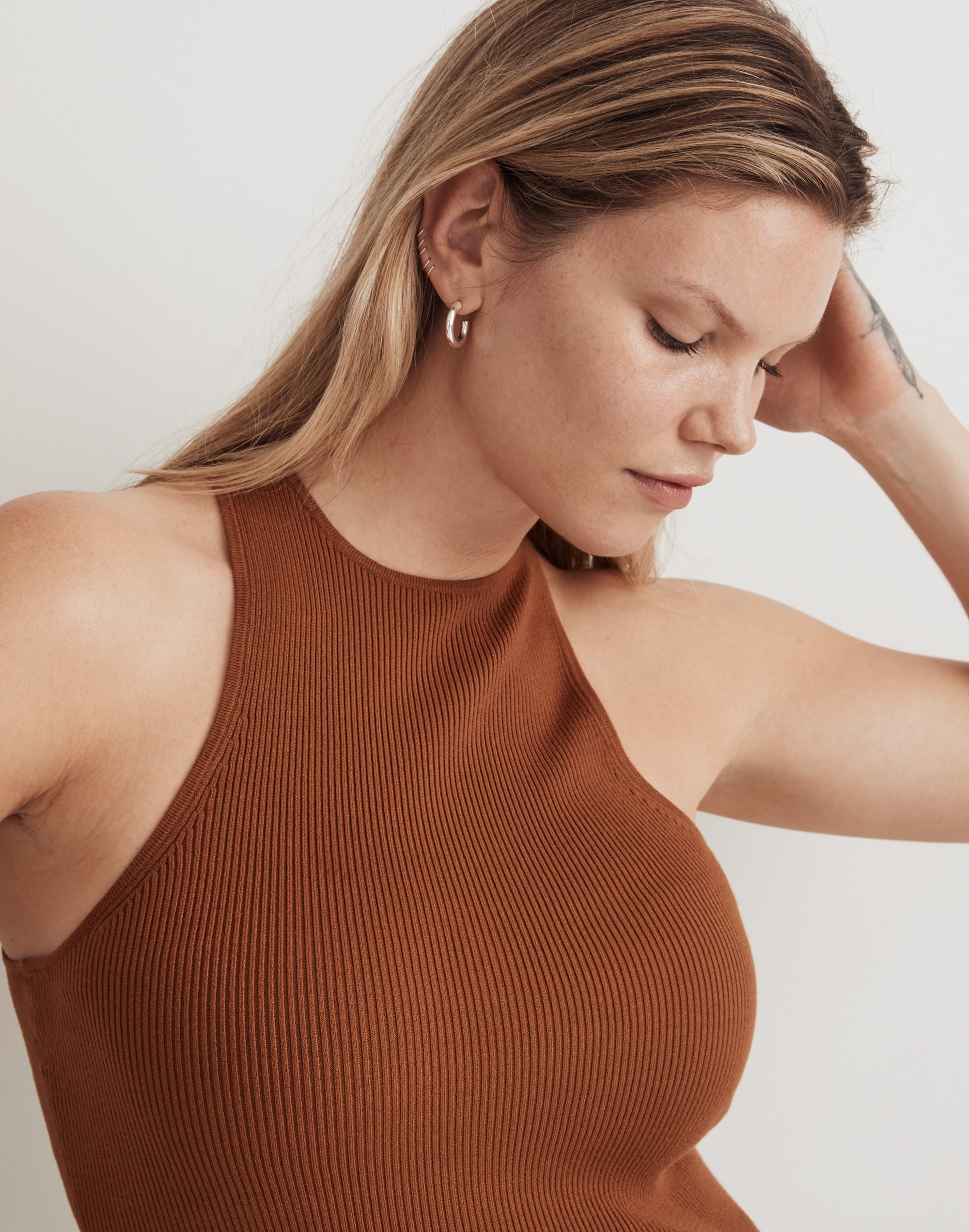 The Signature Knit  Cutaway Sweater Tank