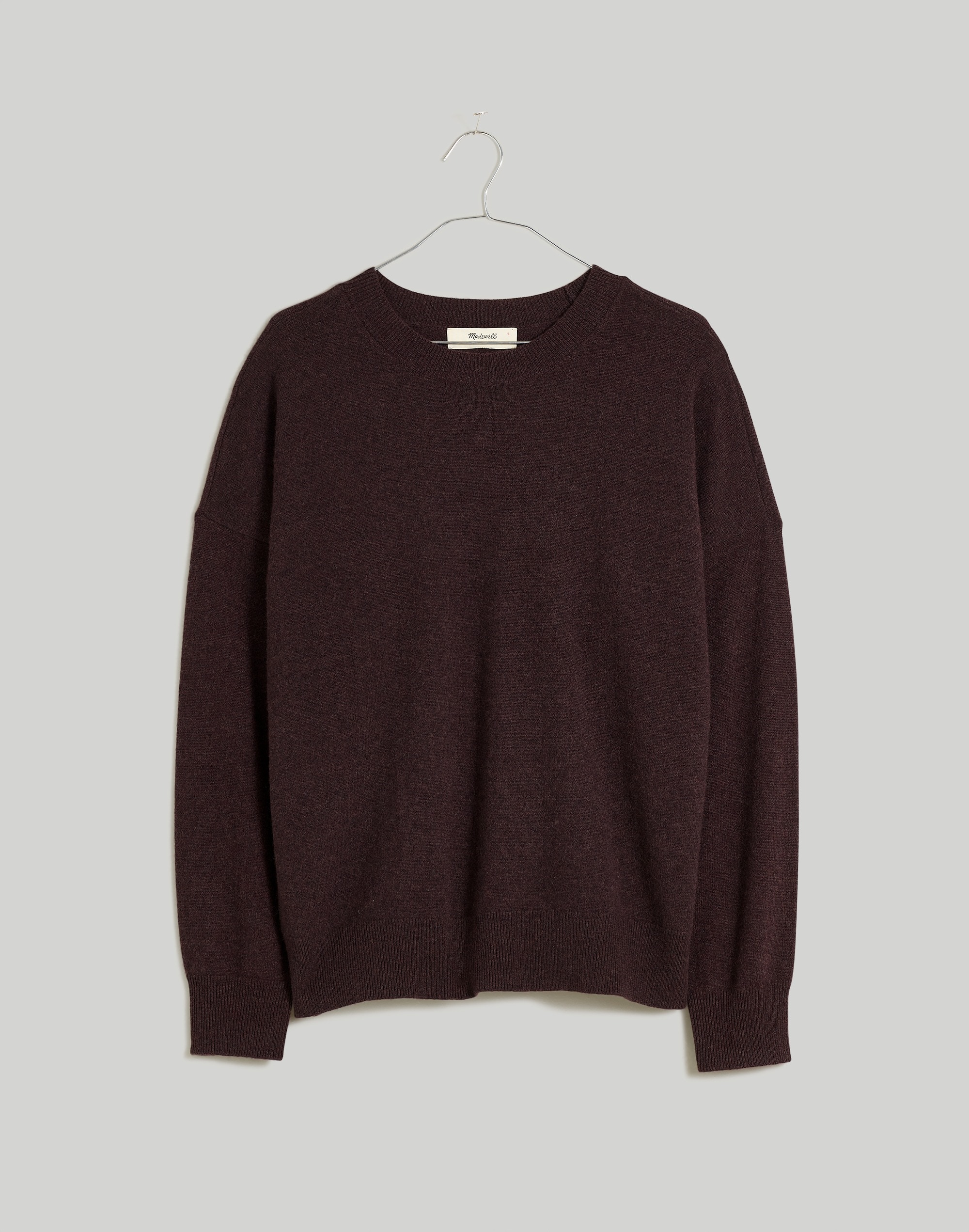 (Re)sponsible Cashmere Oversized Crewneck Sweater
