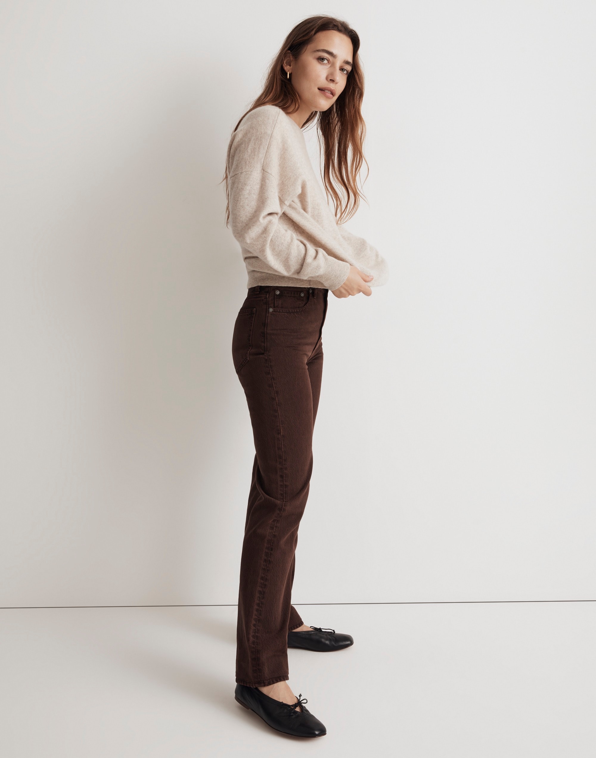 (Re)sponsible Cashmere Oversized Crewneck Sweater Alternate Image 1