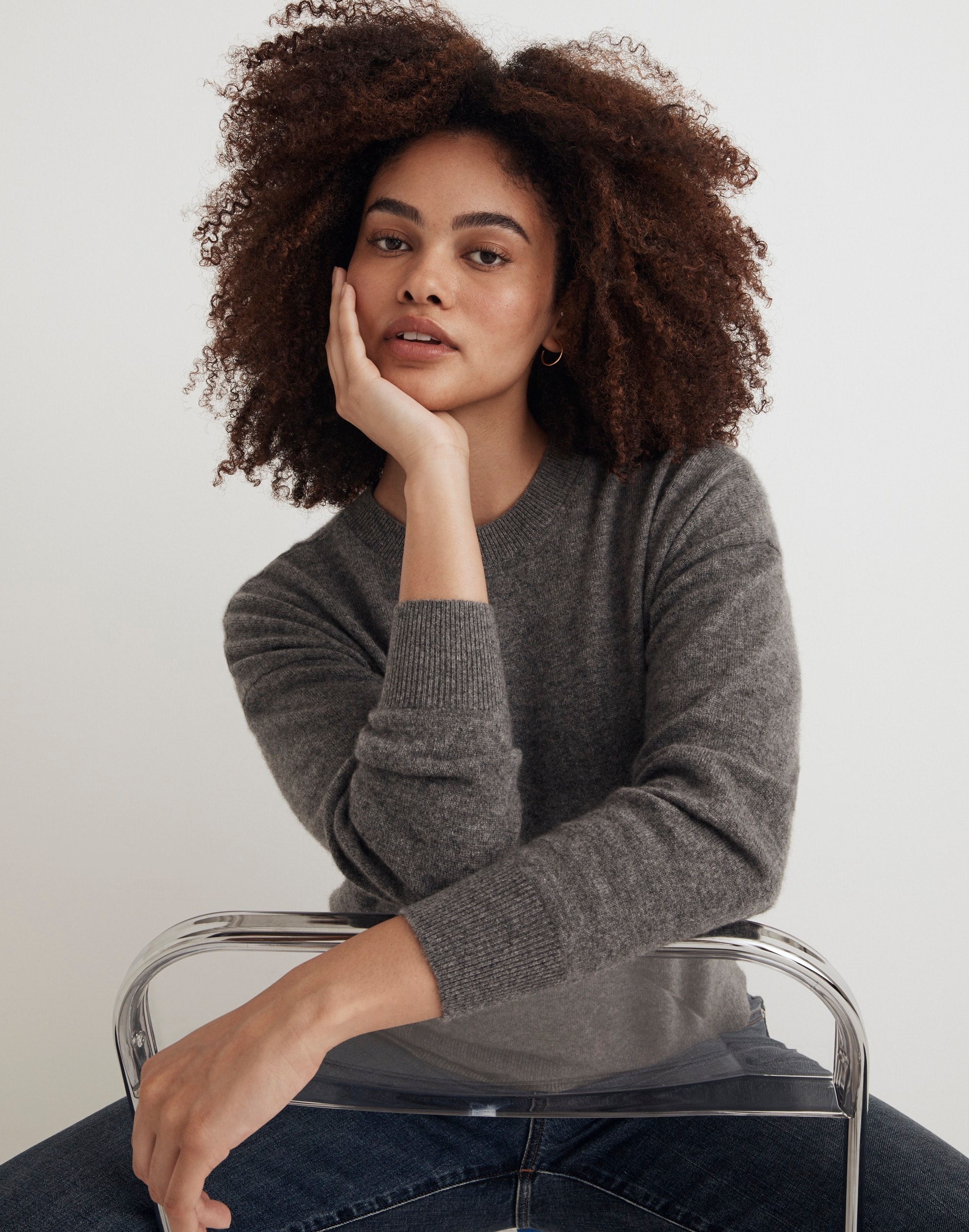 (Re)sponsible Cashmere Oversized Crewneck Sweater Alternate Image 4