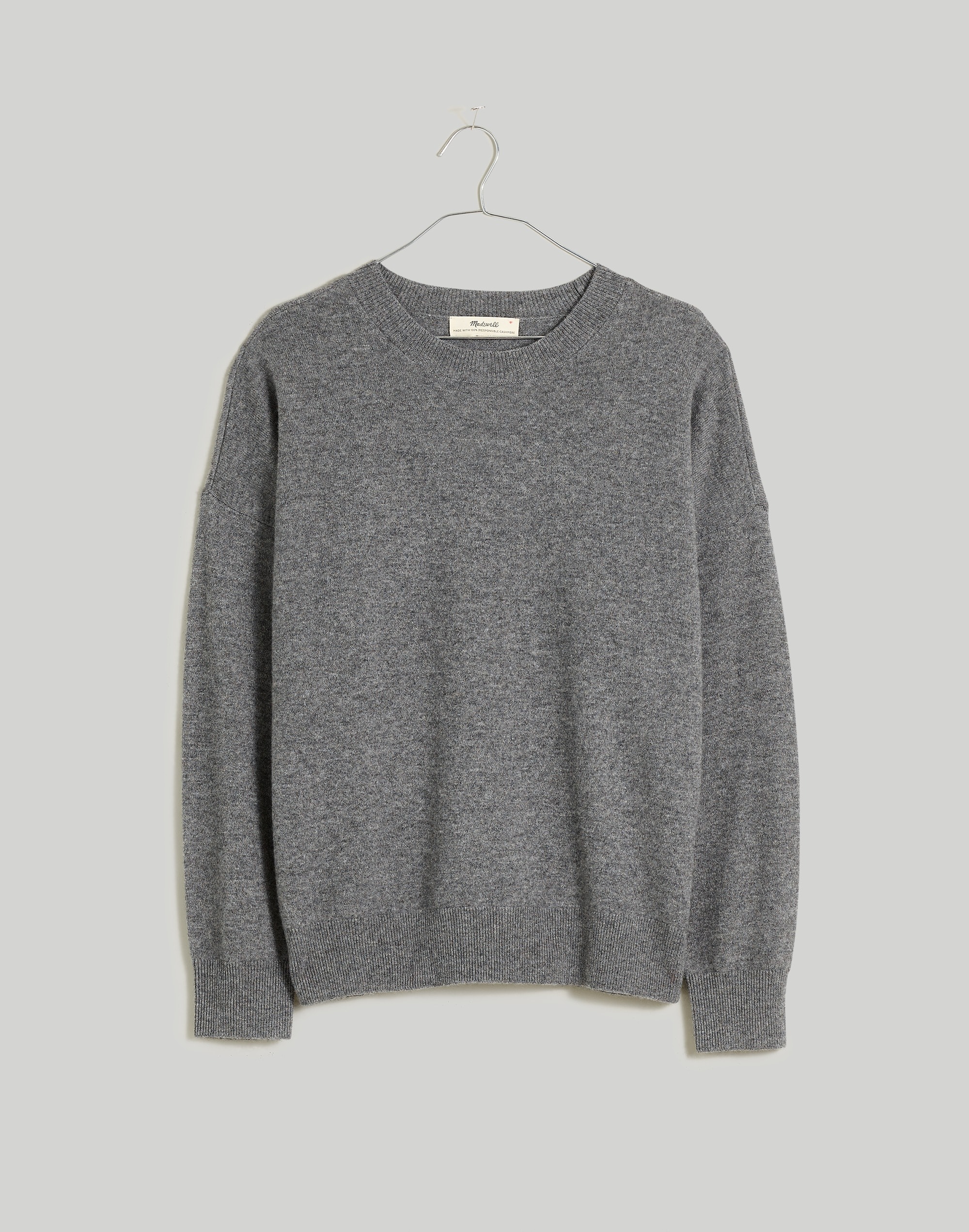 (Re)sponsible Cashmere Oversized Crewneck Sweater