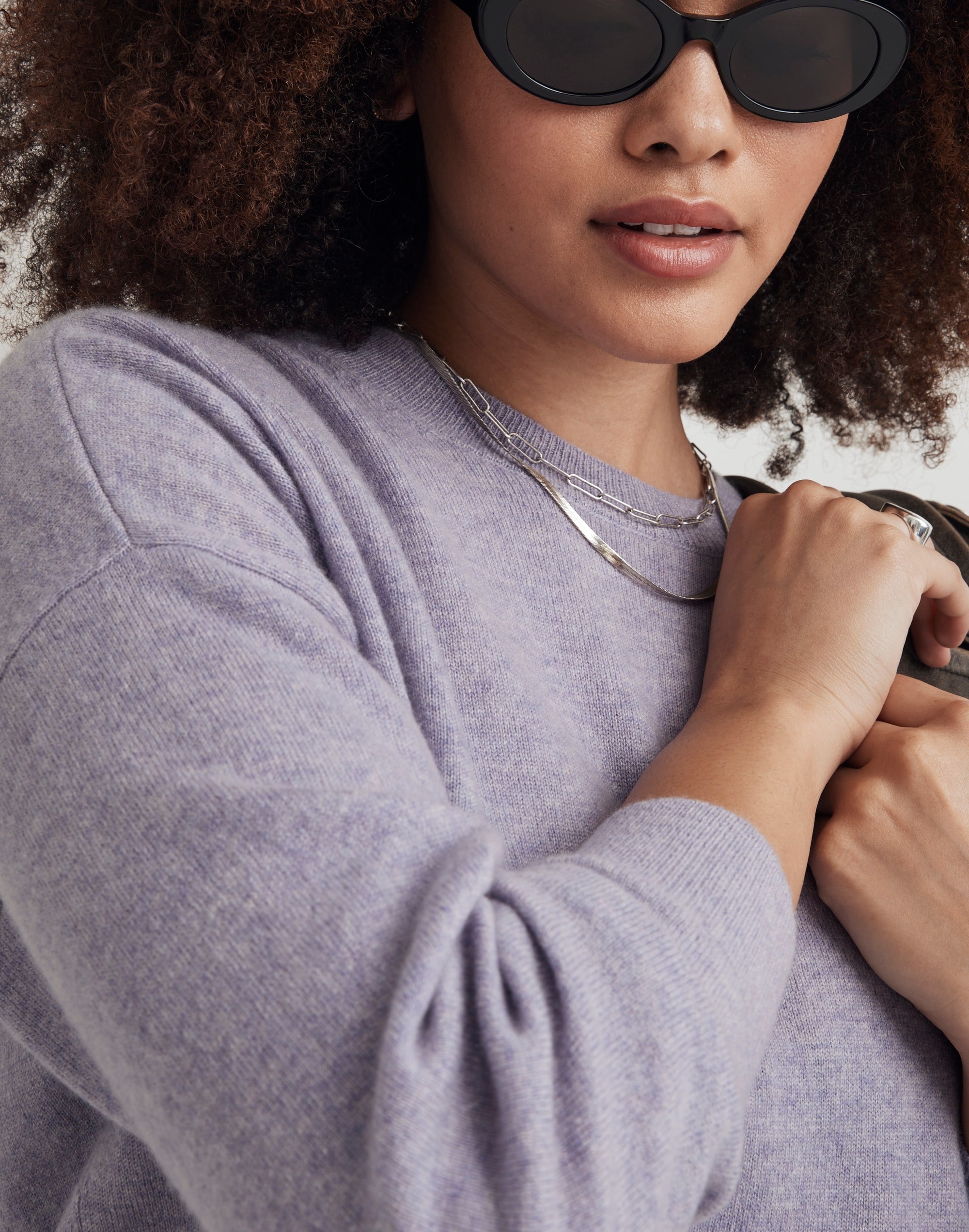 (Re)sponsible Cashmere Oversized Crewneck Sweater