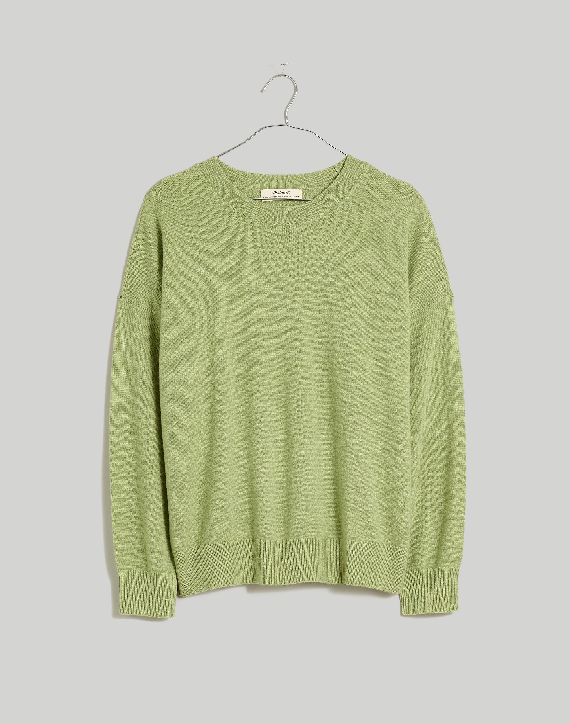 (Re)sponsible Cashmere Oversized Crewneck Sweater