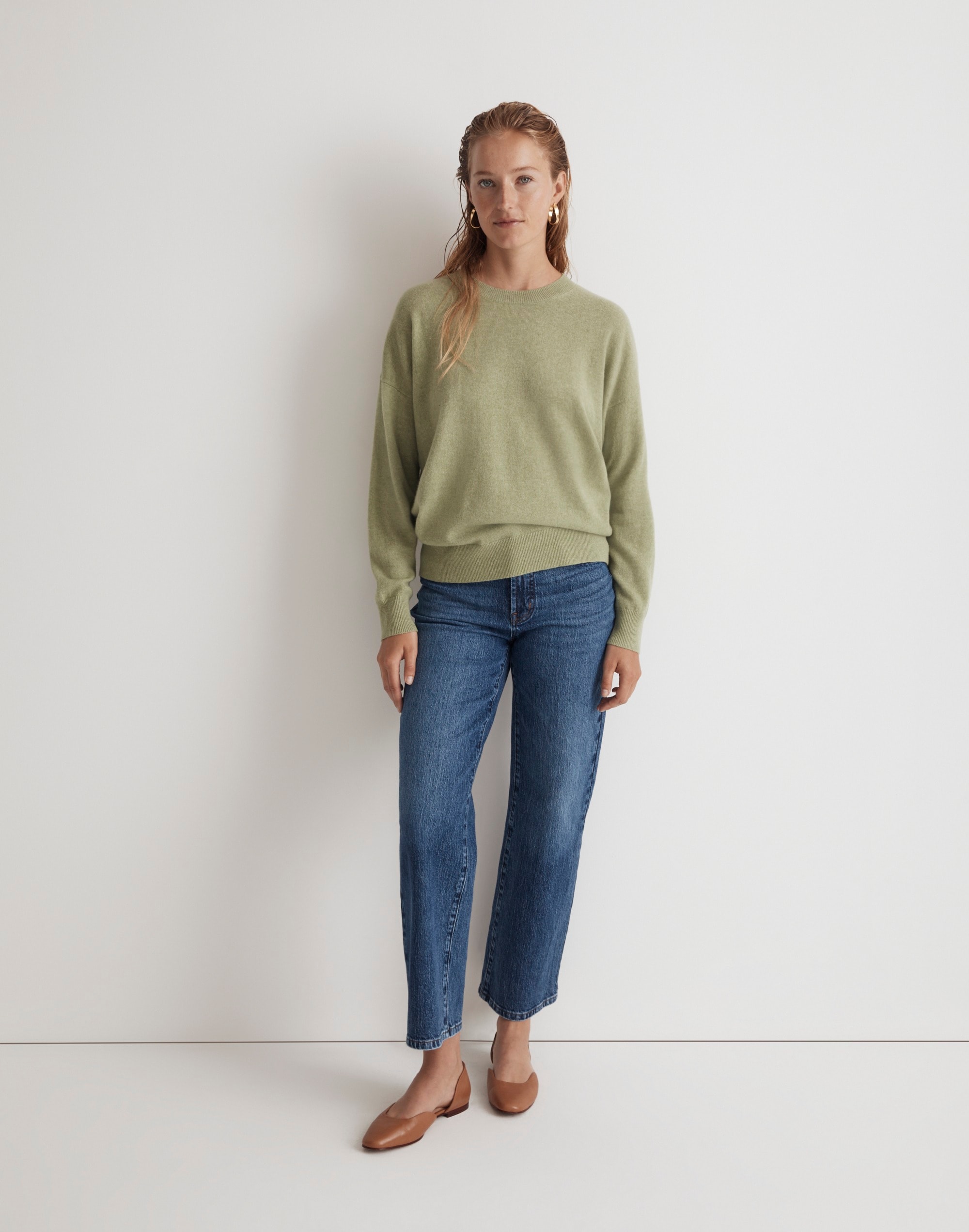(Re)sponsible Cashmere Oversized Crewneck Sweater
