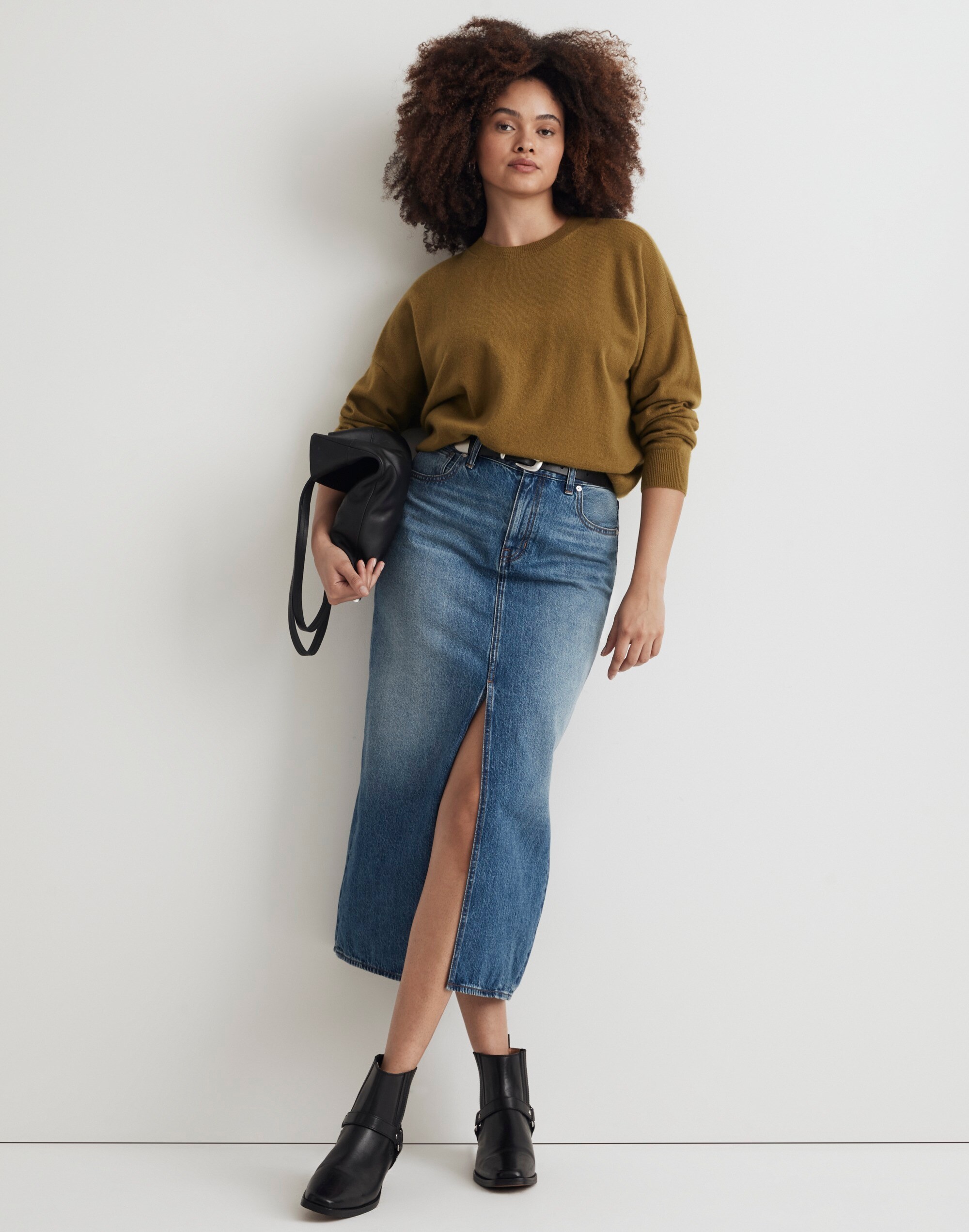 (Re)sponsible Cashmere Oversized Crewneck Sweater