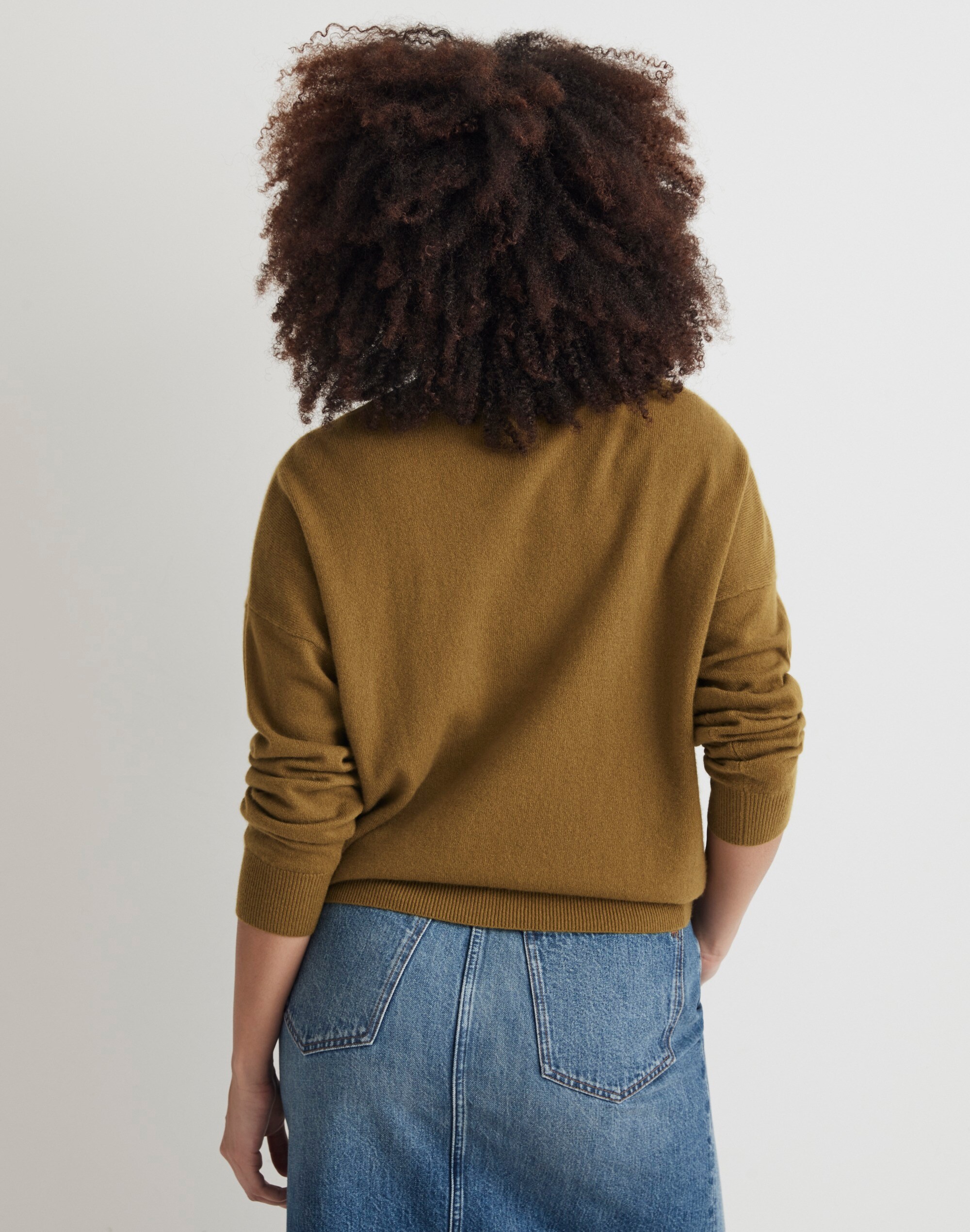 (Re)sponsible Cashmere Oversized Crewneck Sweater