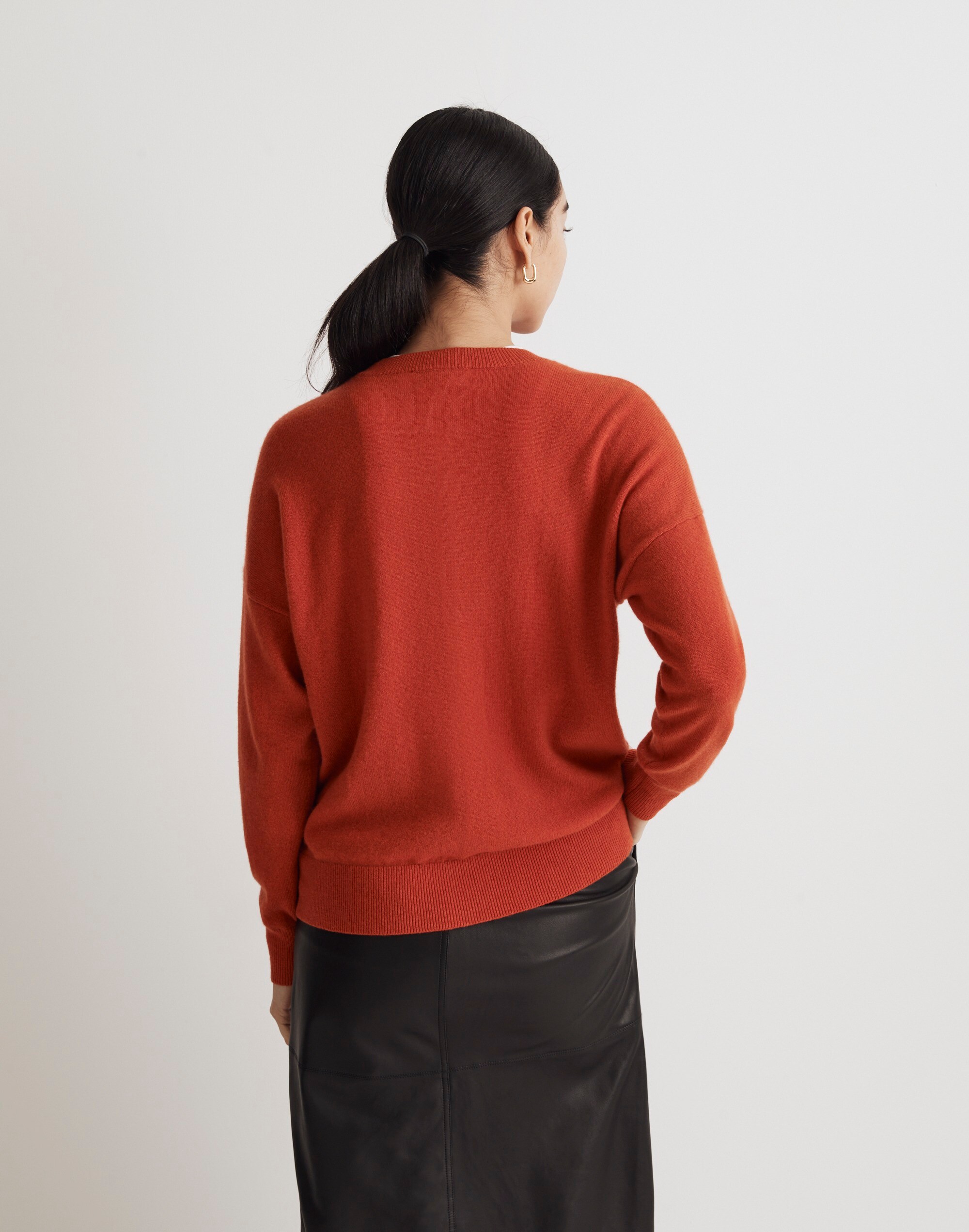 (Re)sponsible Cashmere Oversized Crewneck Sweater