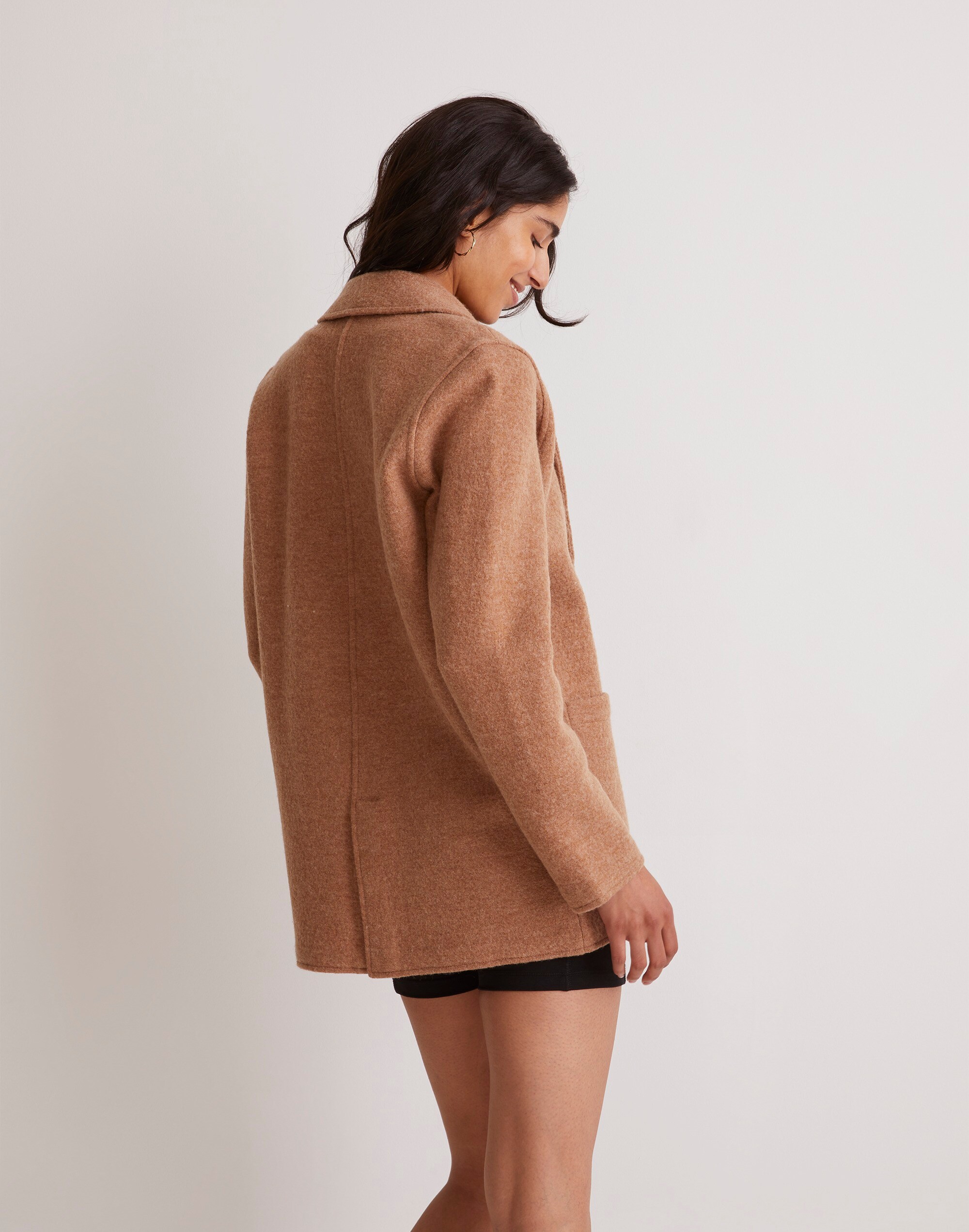 Boiled Wool Sweater Blazer