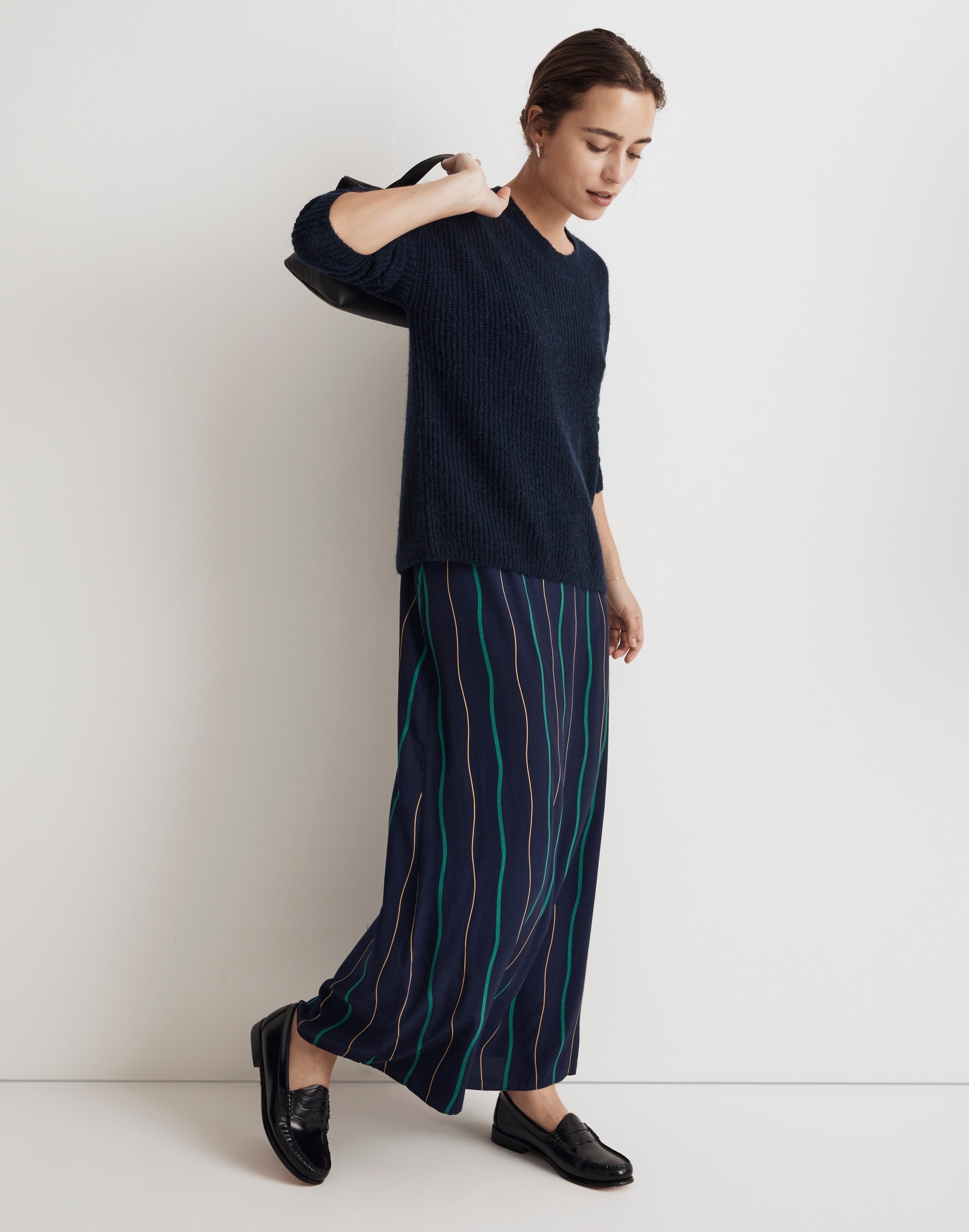 Ribbed Crewneck Sweater