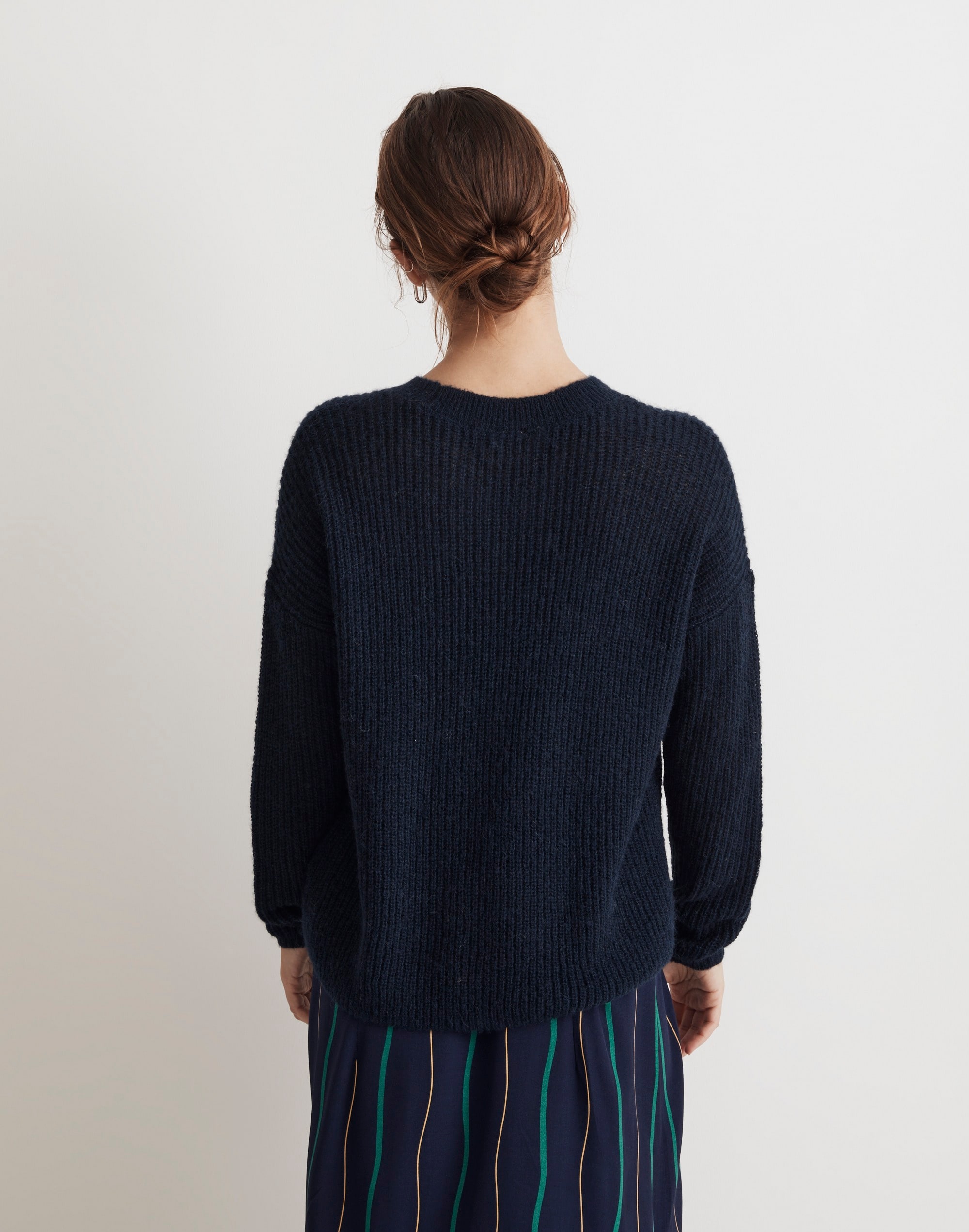 Ribbed Crewneck Sweater