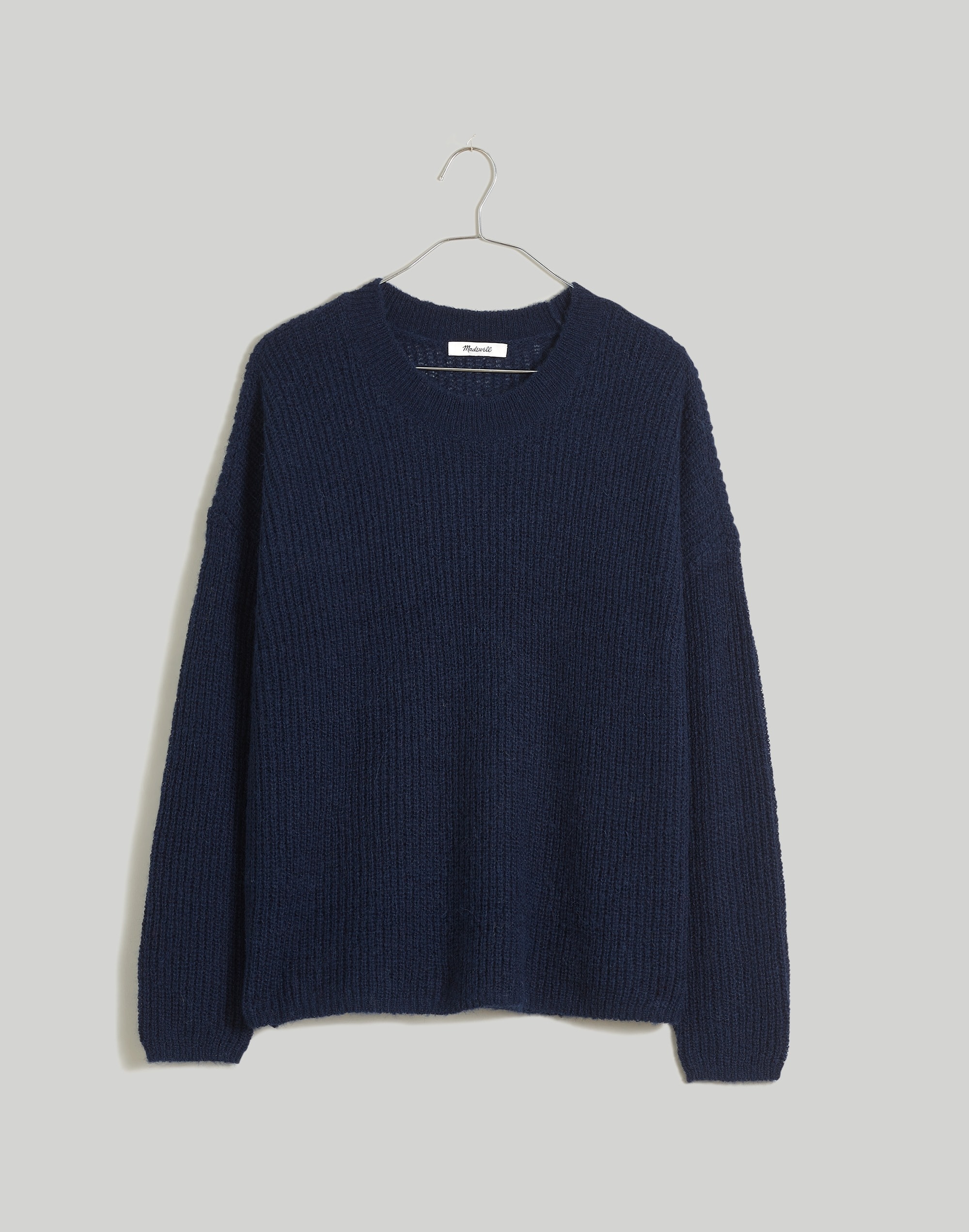 Ribbed Crewneck Sweater