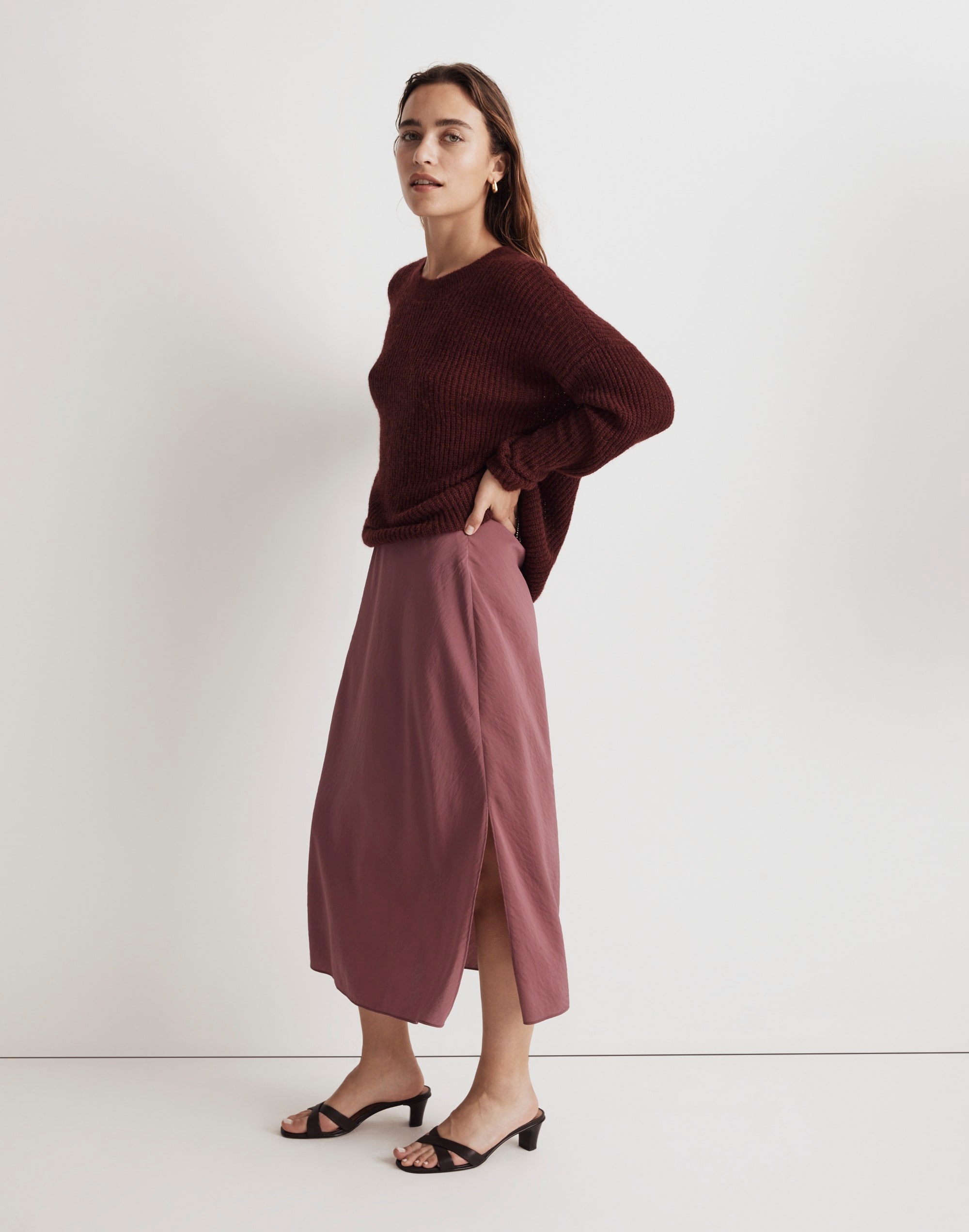 Ribbed Crewneck Sweater