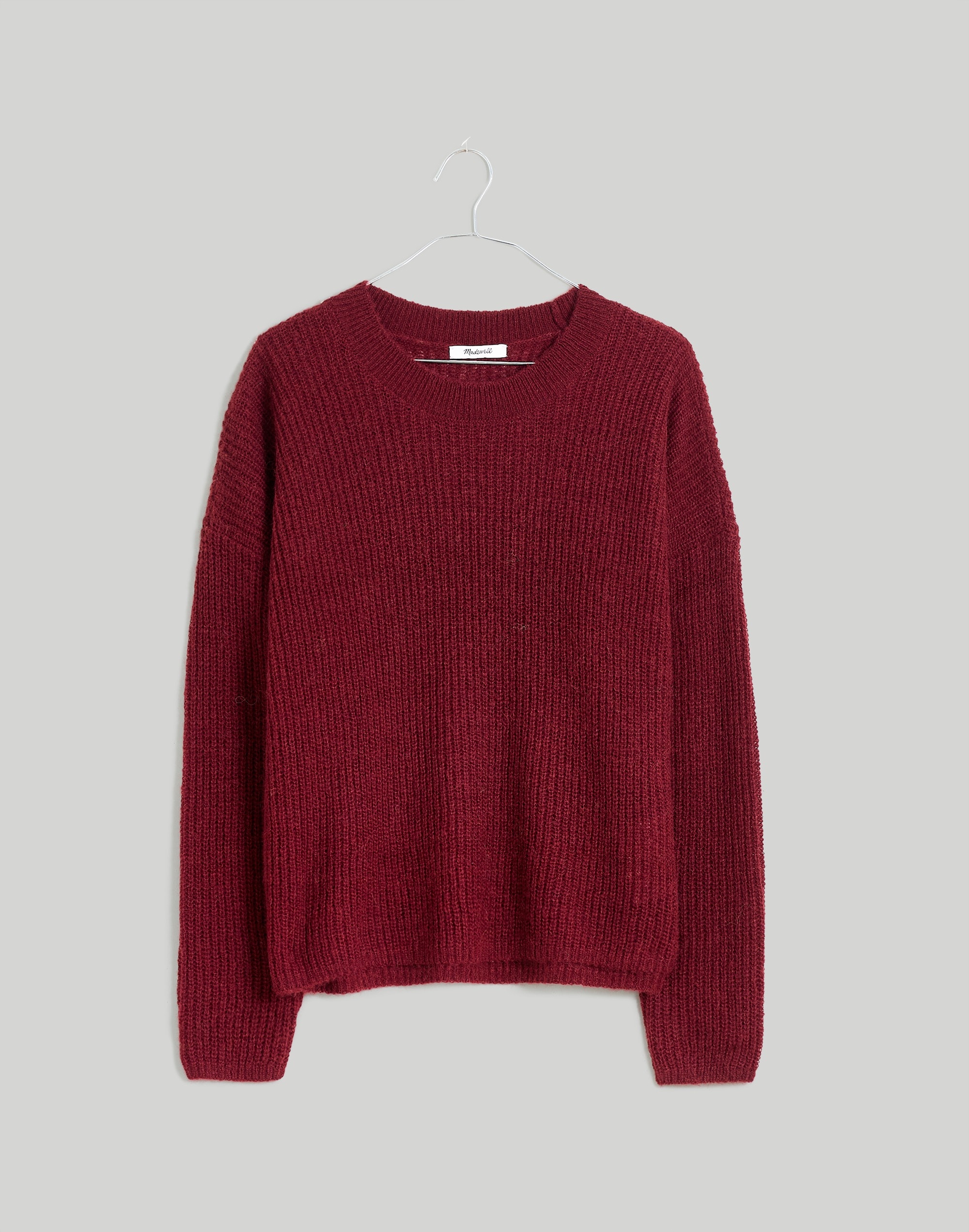 Ribbed Crewneck Sweater