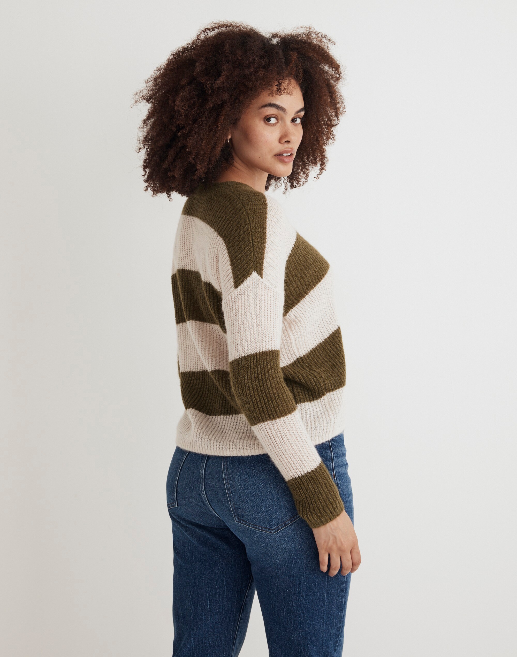 Ribbed Crewneck Sweater