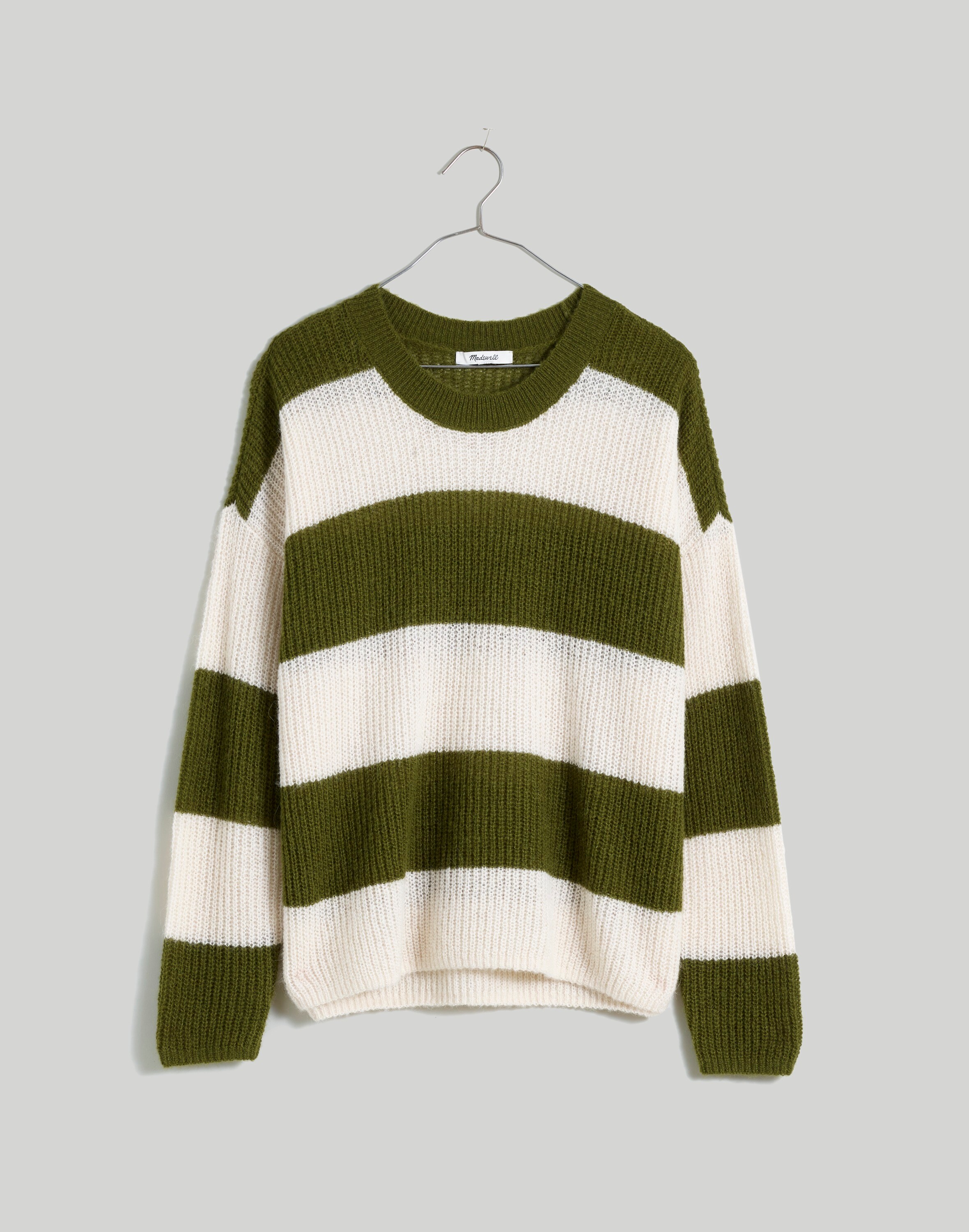 Ribbed Crewneck Sweater
