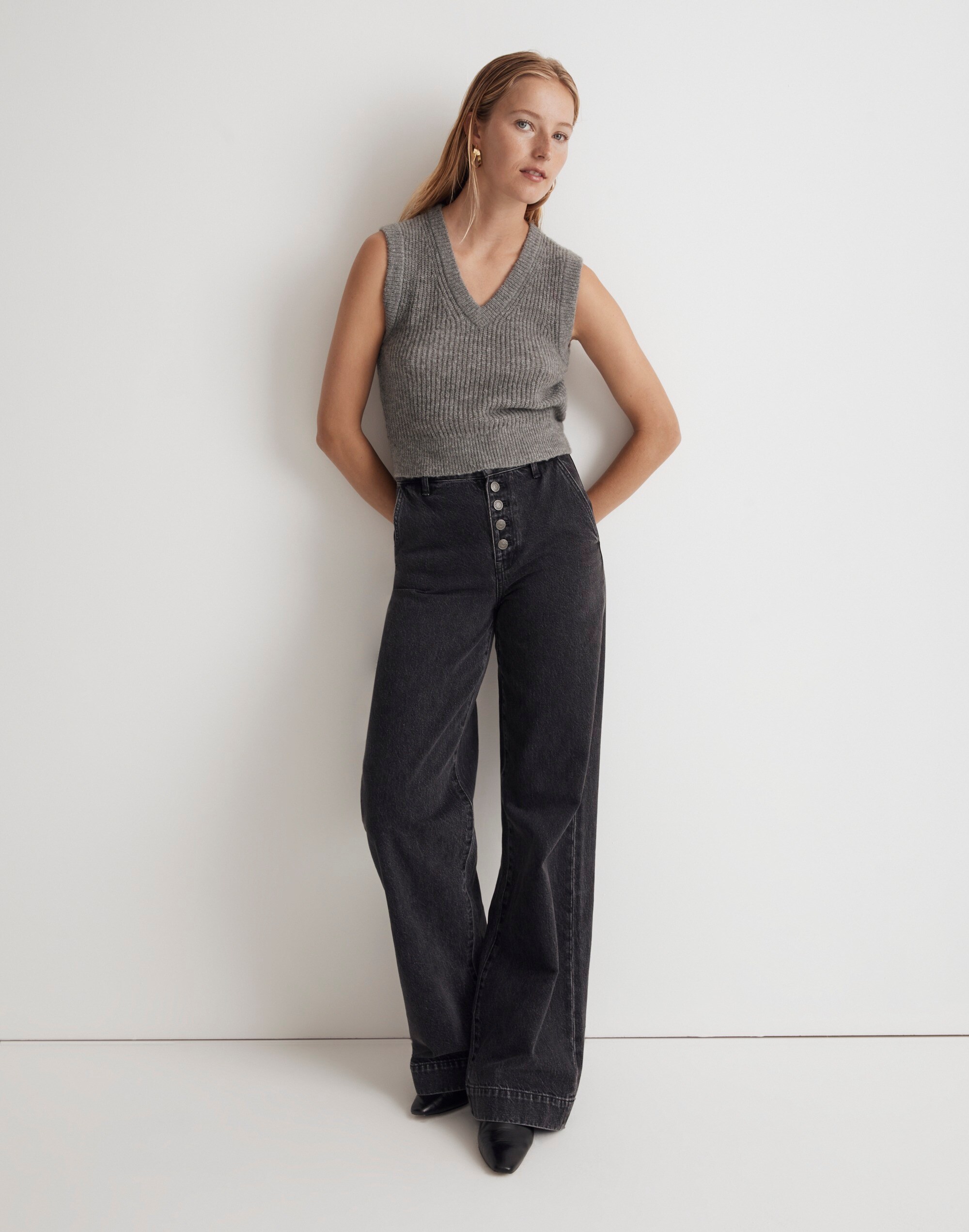 The Fineloft Shrunken Sweater Vest