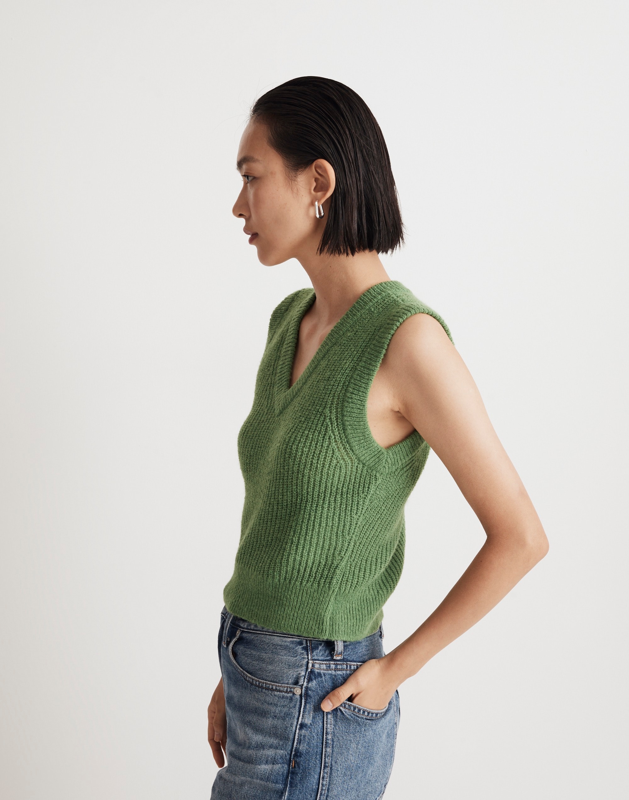 The Fineloft Shrunken Sweater Vest