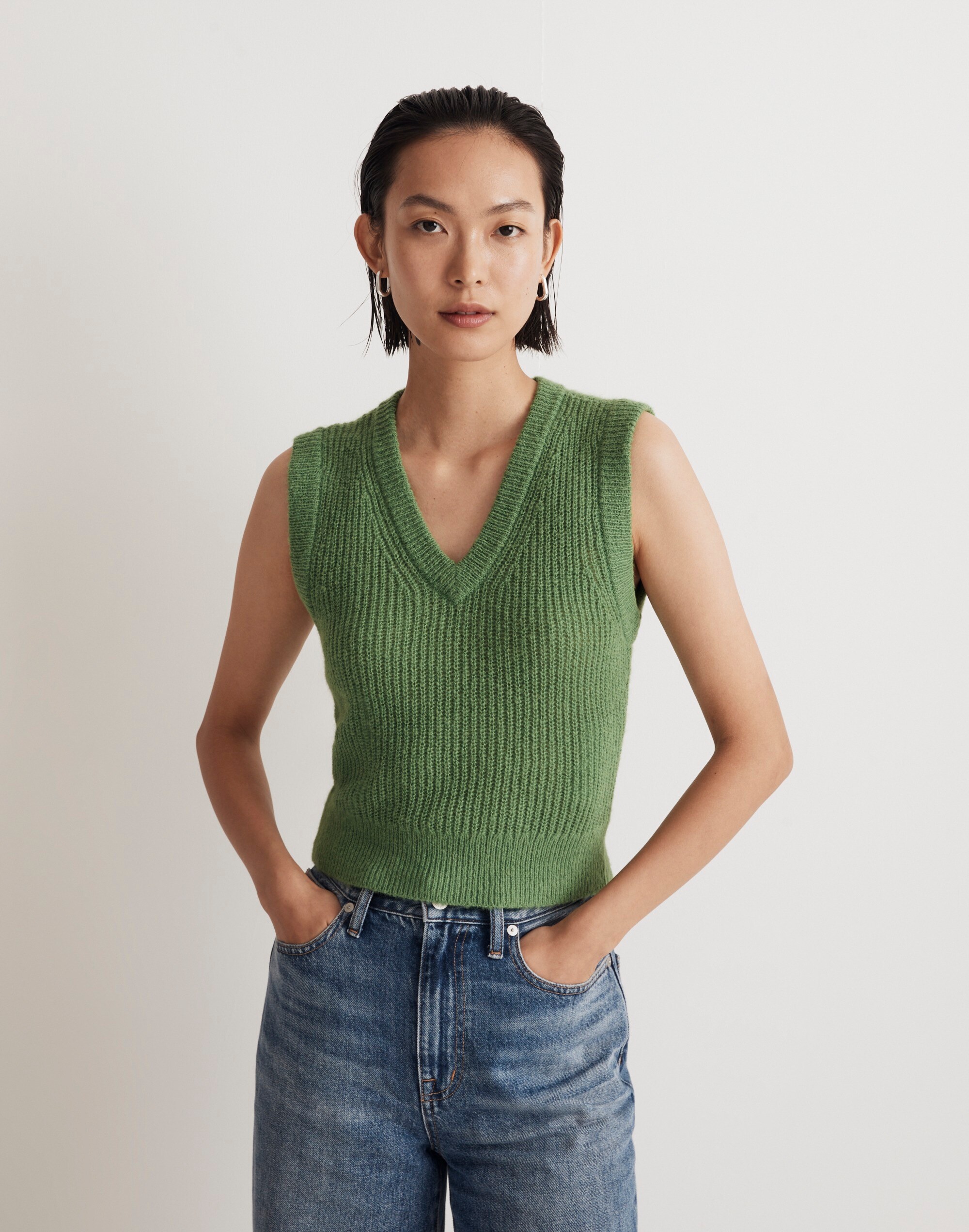 The Fineloft Shrunken Sweater Vest