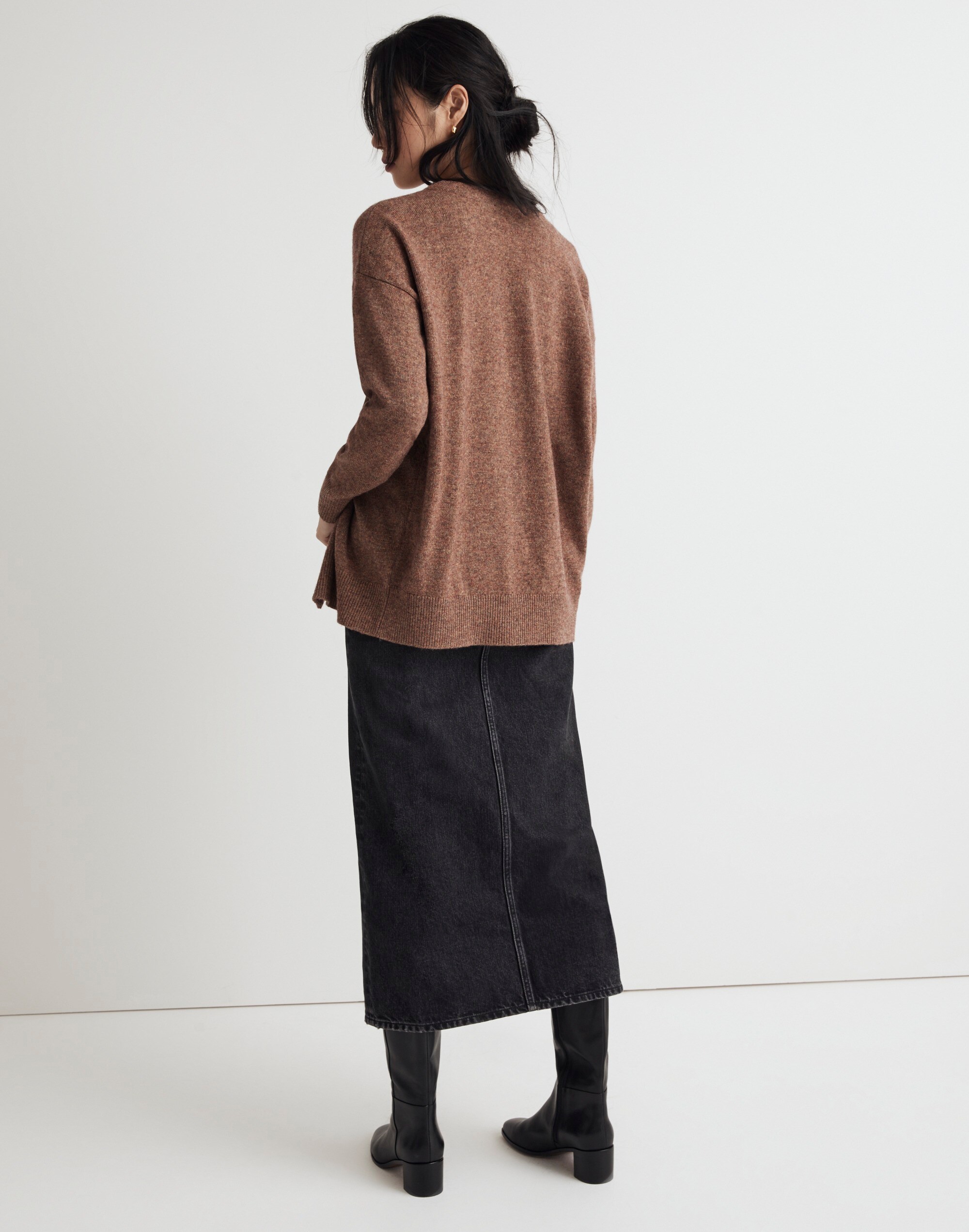 V-Neck Relaxed Cardigan