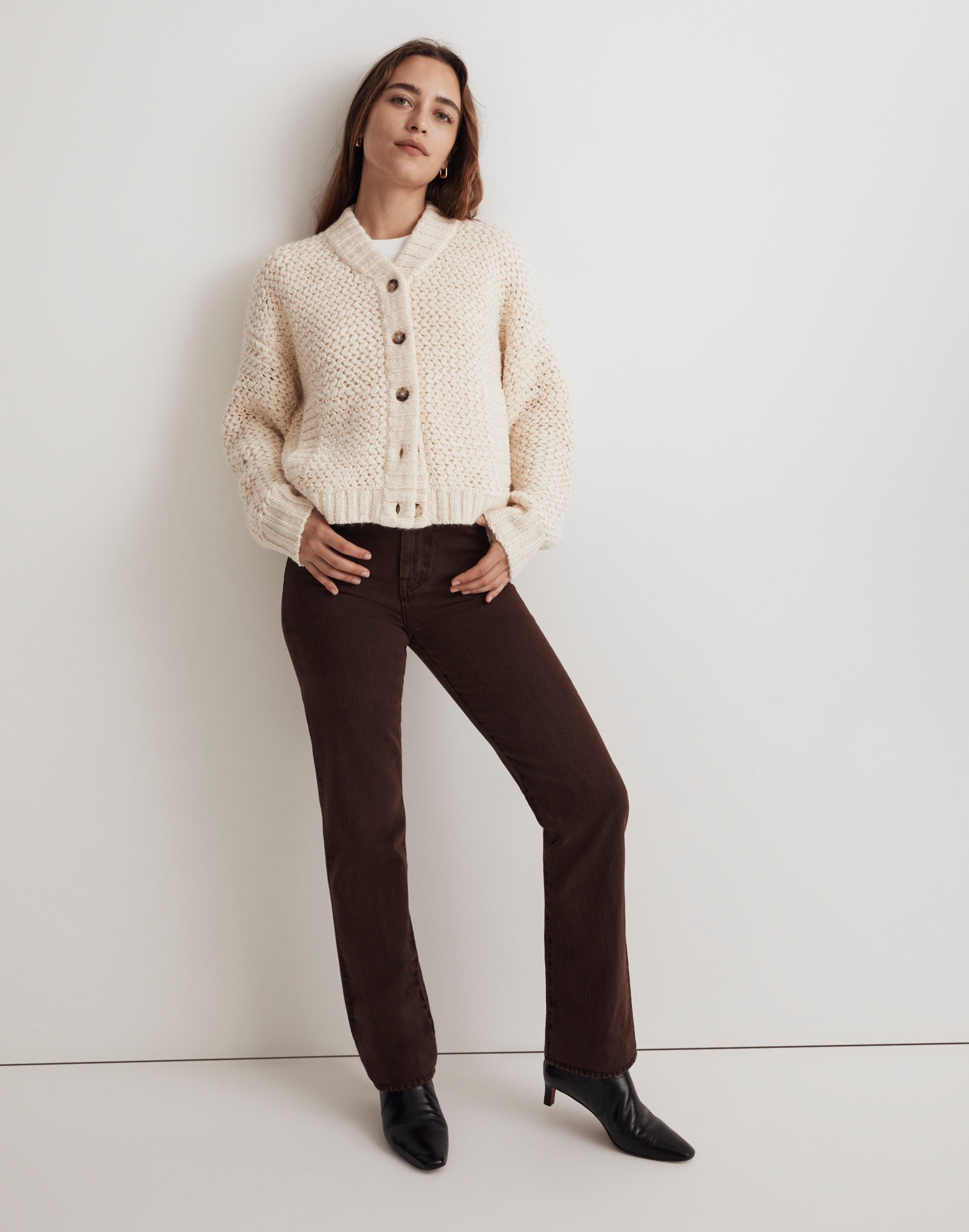 Bomber Cardigan Sweater