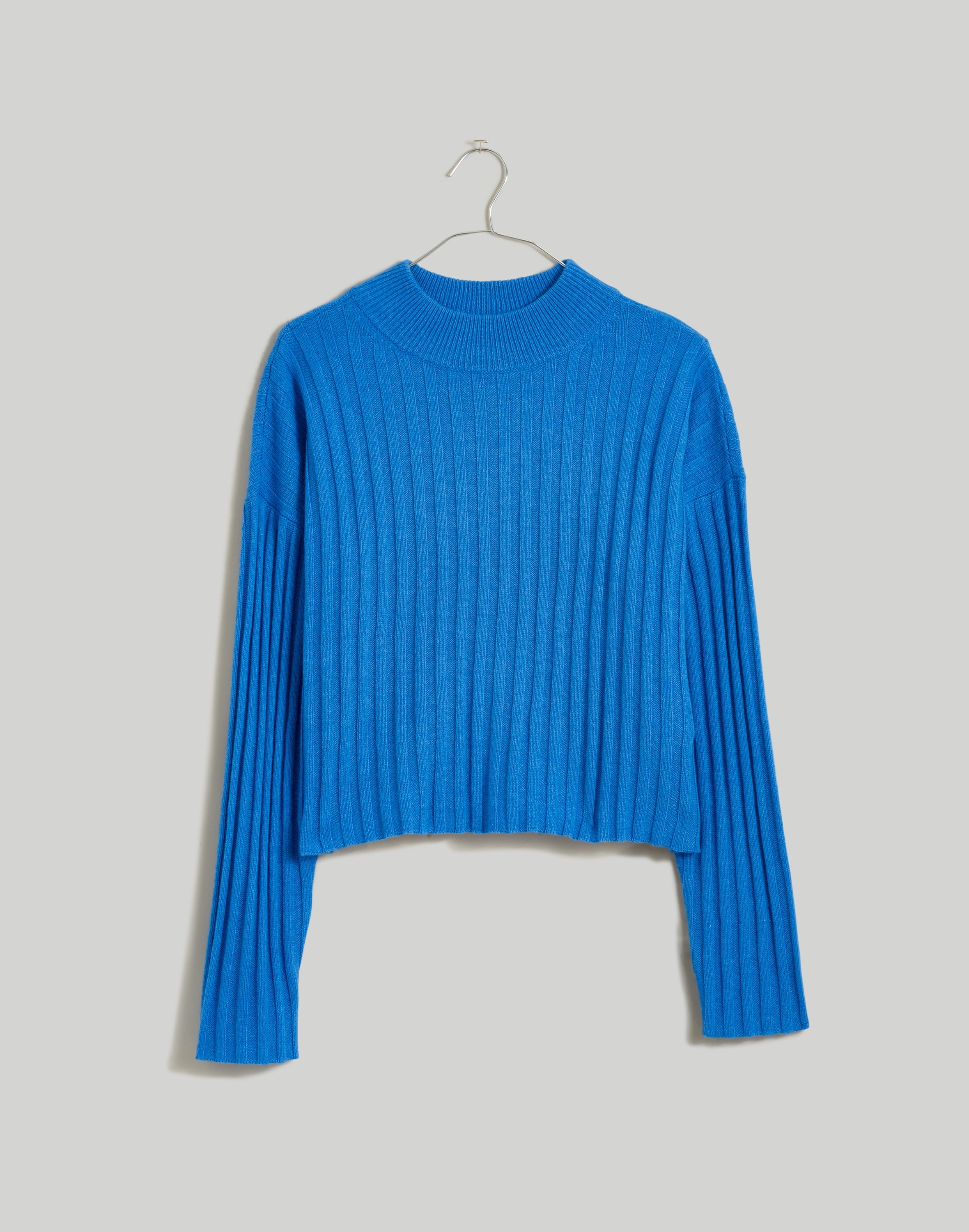 Mockneck Crop Sweater