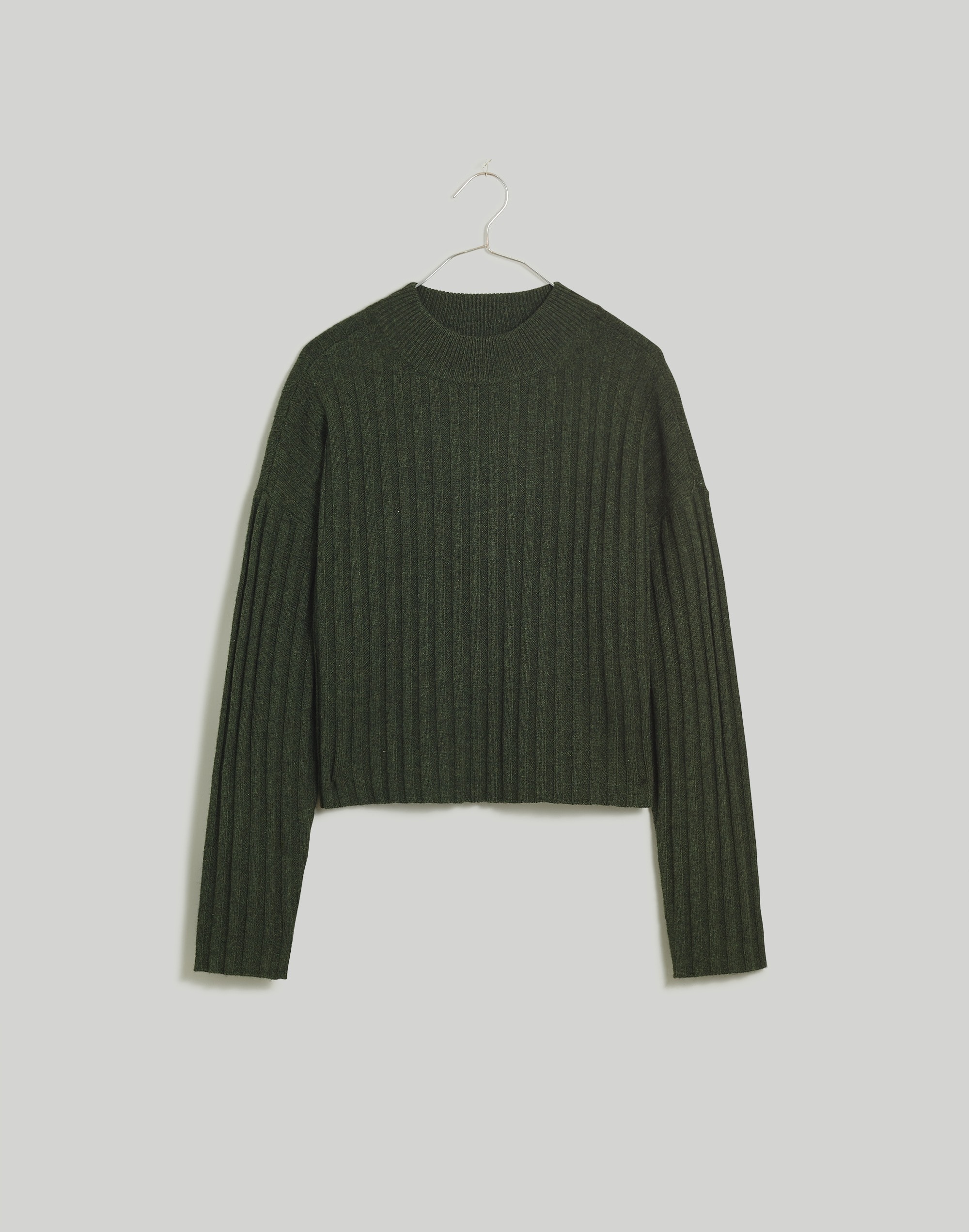 Mockneck Crop Sweater