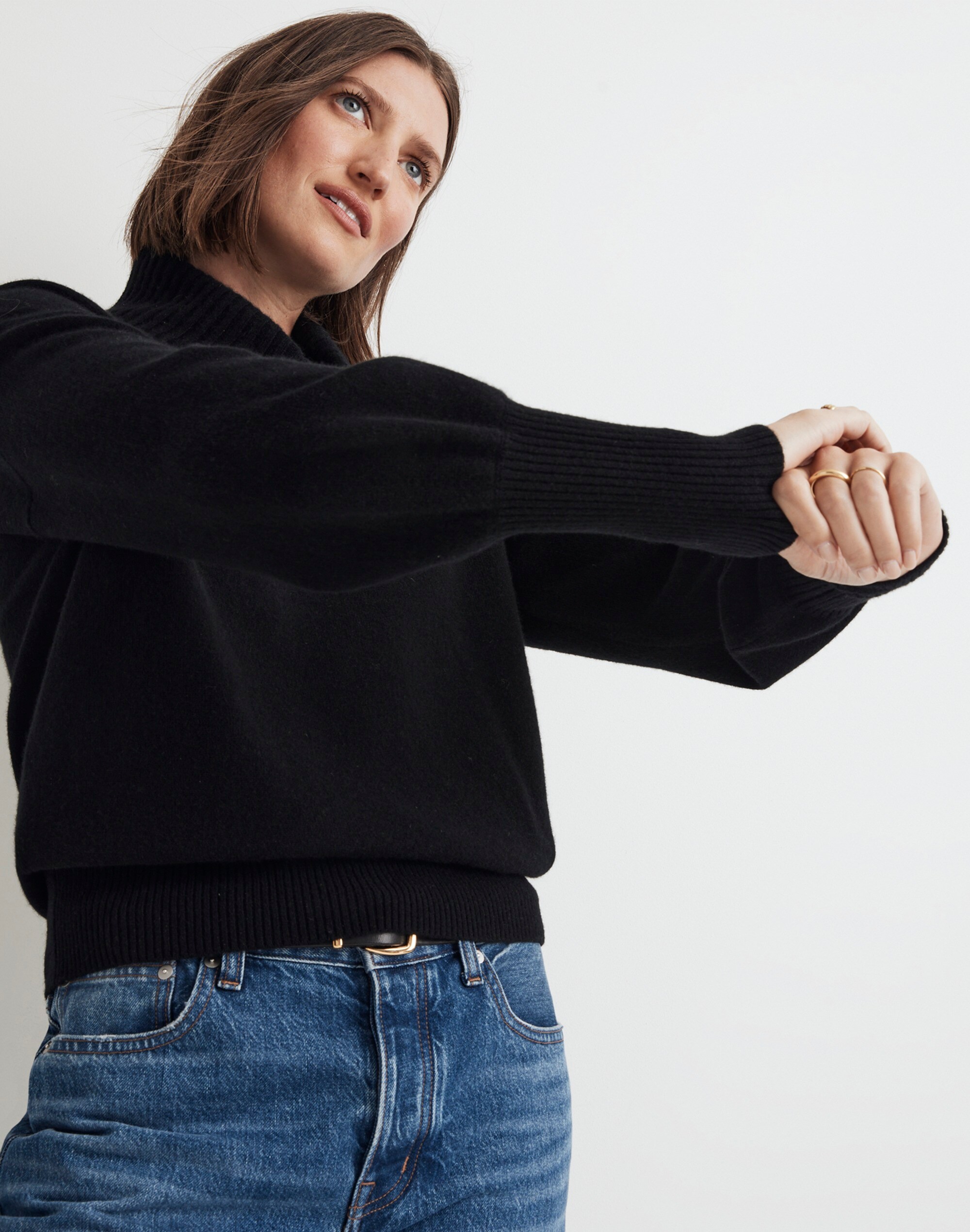 (Re)sponsible Cashmere Turtleneck Sweater