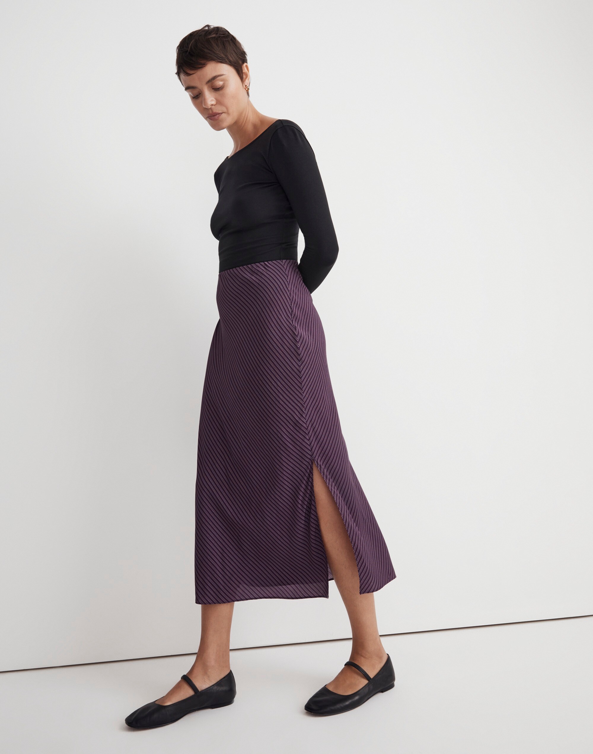 The Layton Midi Slip Skirt