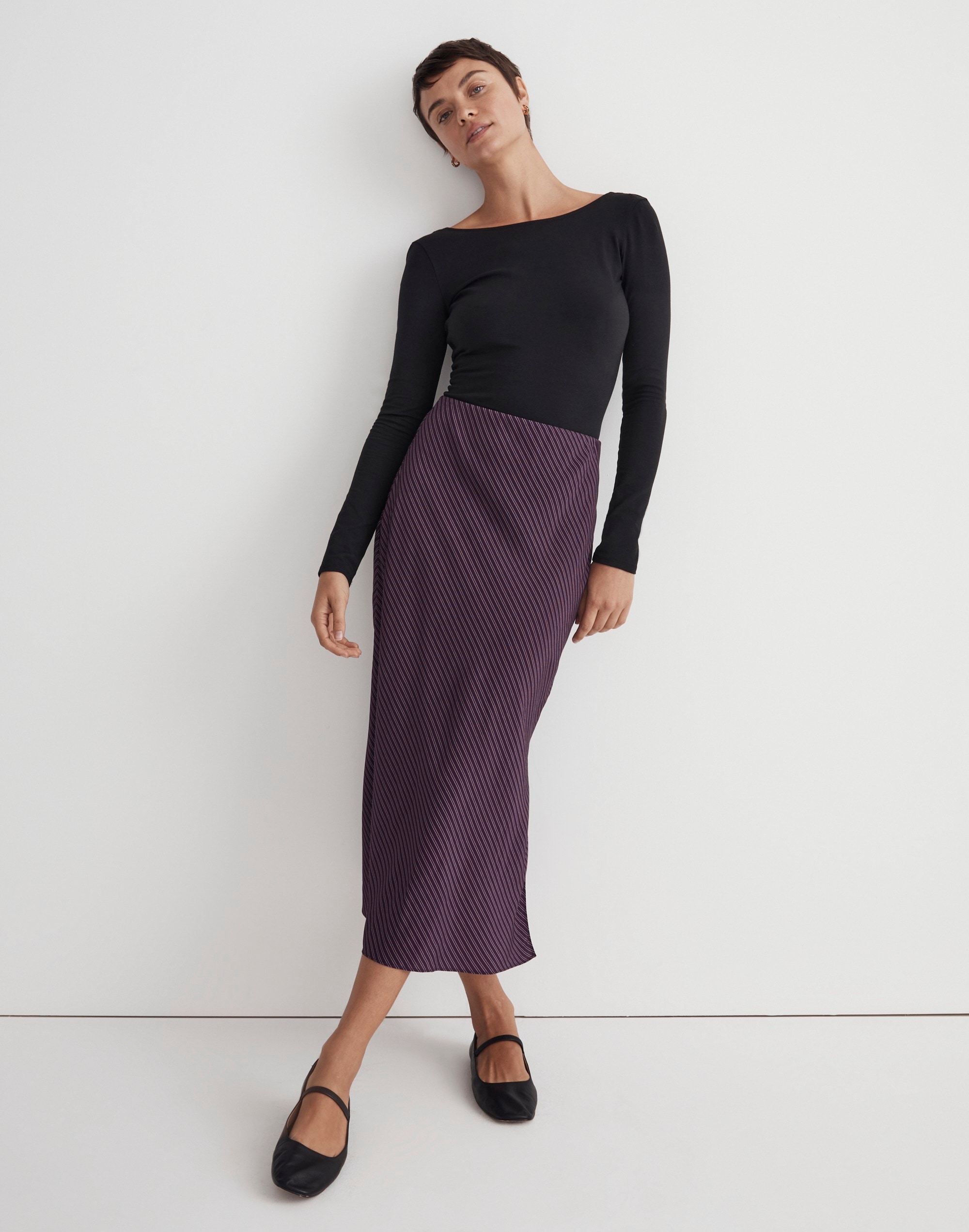 The Layton Midi Slip Skirt
