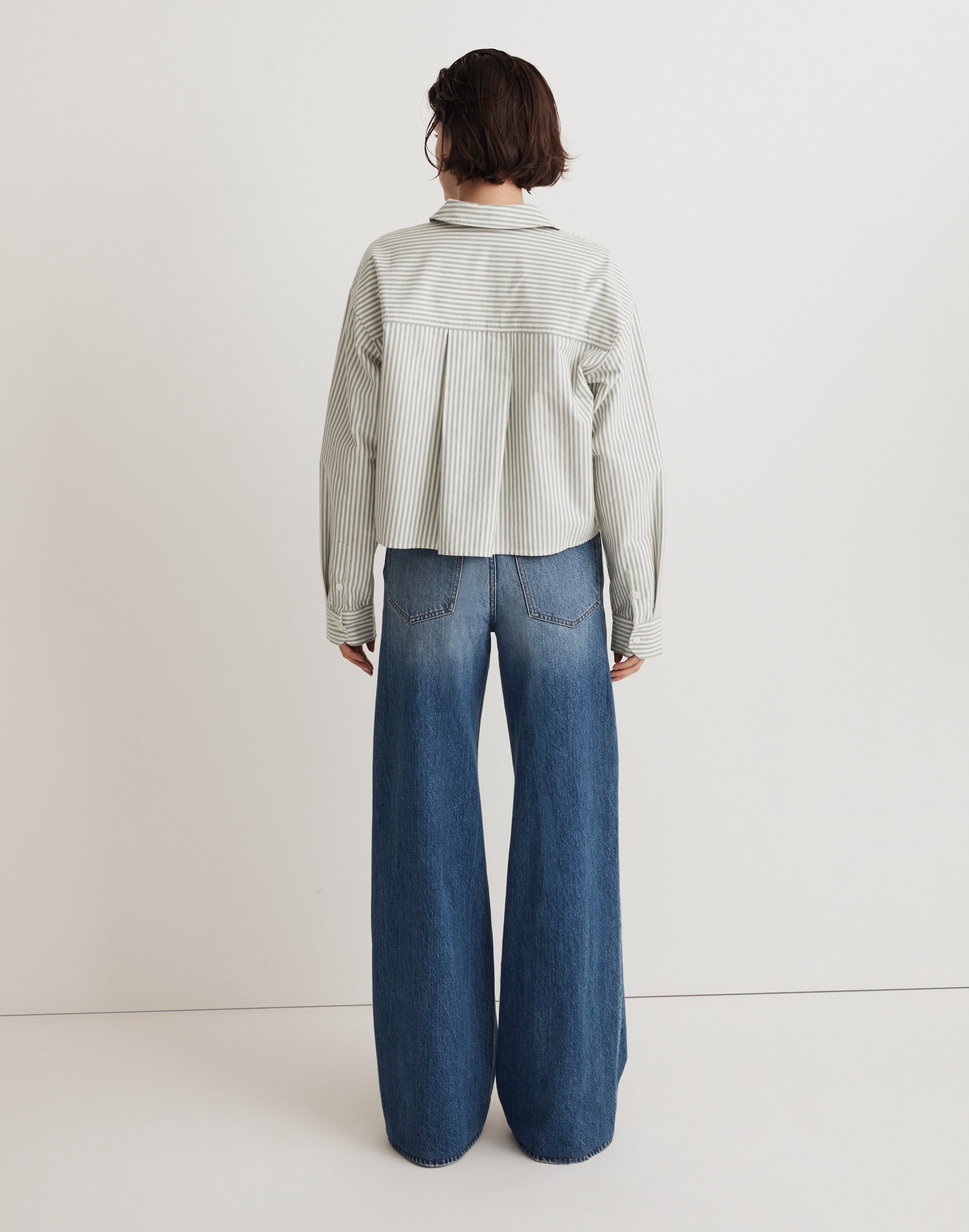 The Signature Oxford Crop Shirt