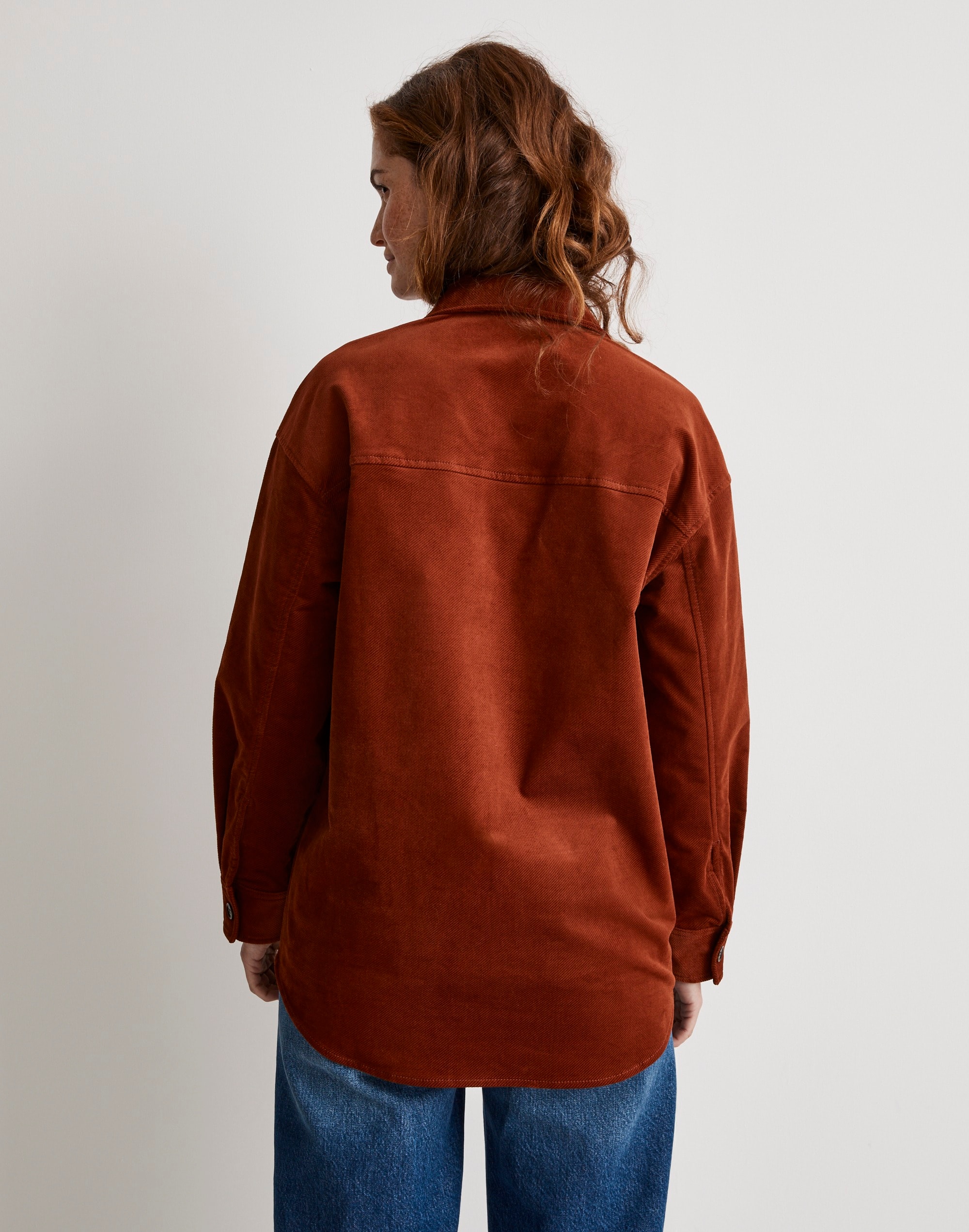 Corduroy Twill Oversized Shirt-Jacket