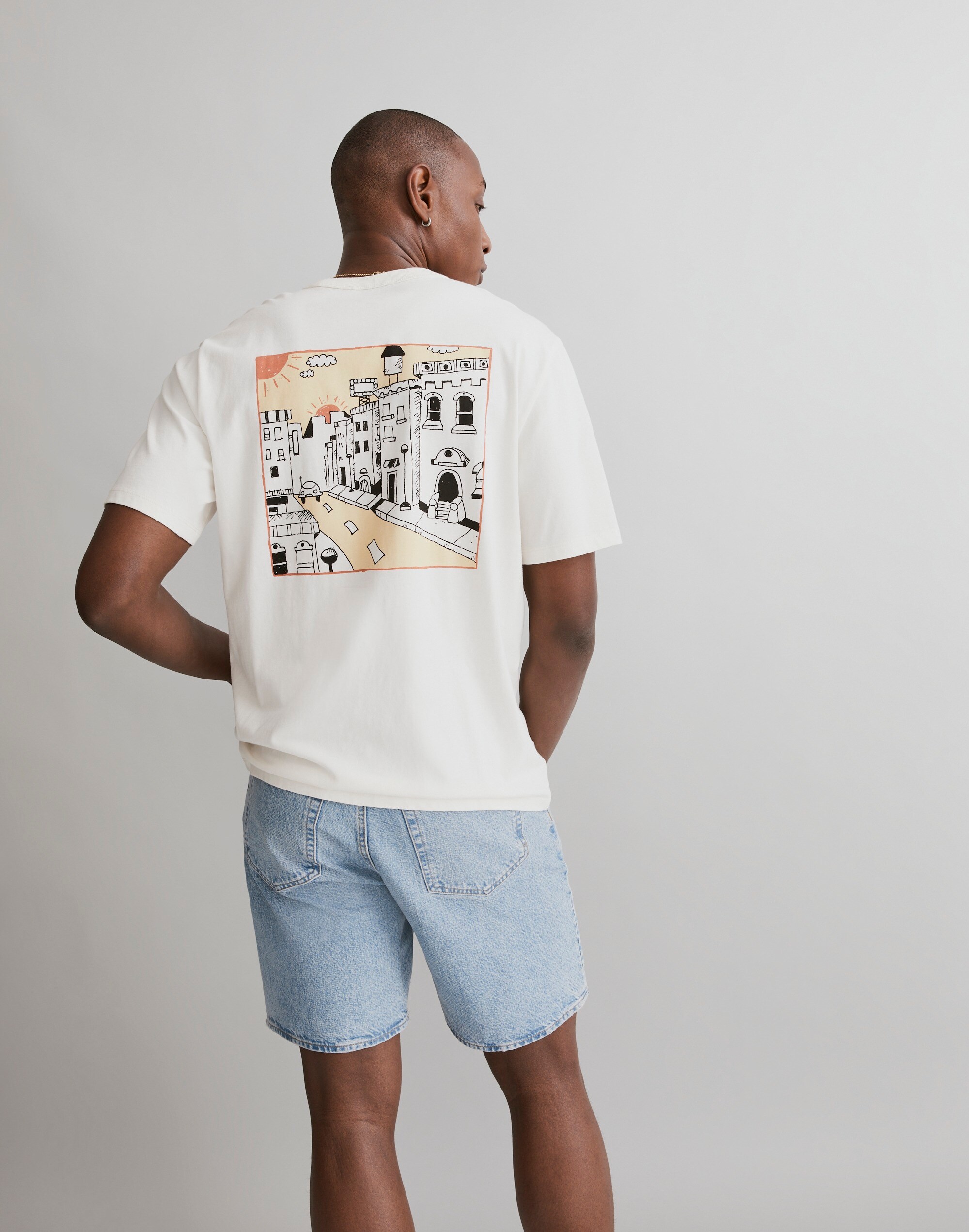 Madewell x Mark Neeley Double Sun Graphic Tee