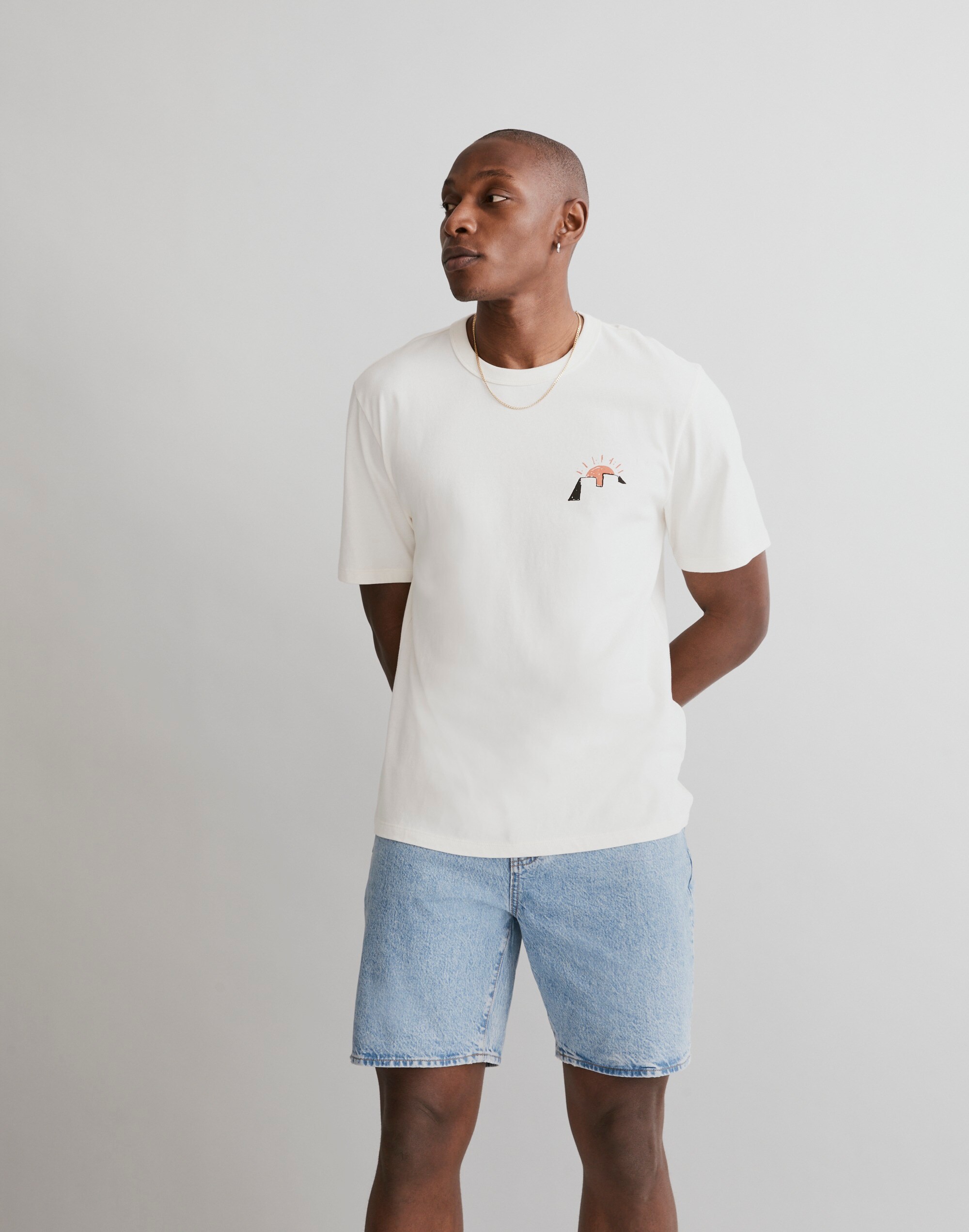 Madewell x Mark Neeley Double Sun Graphic Tee