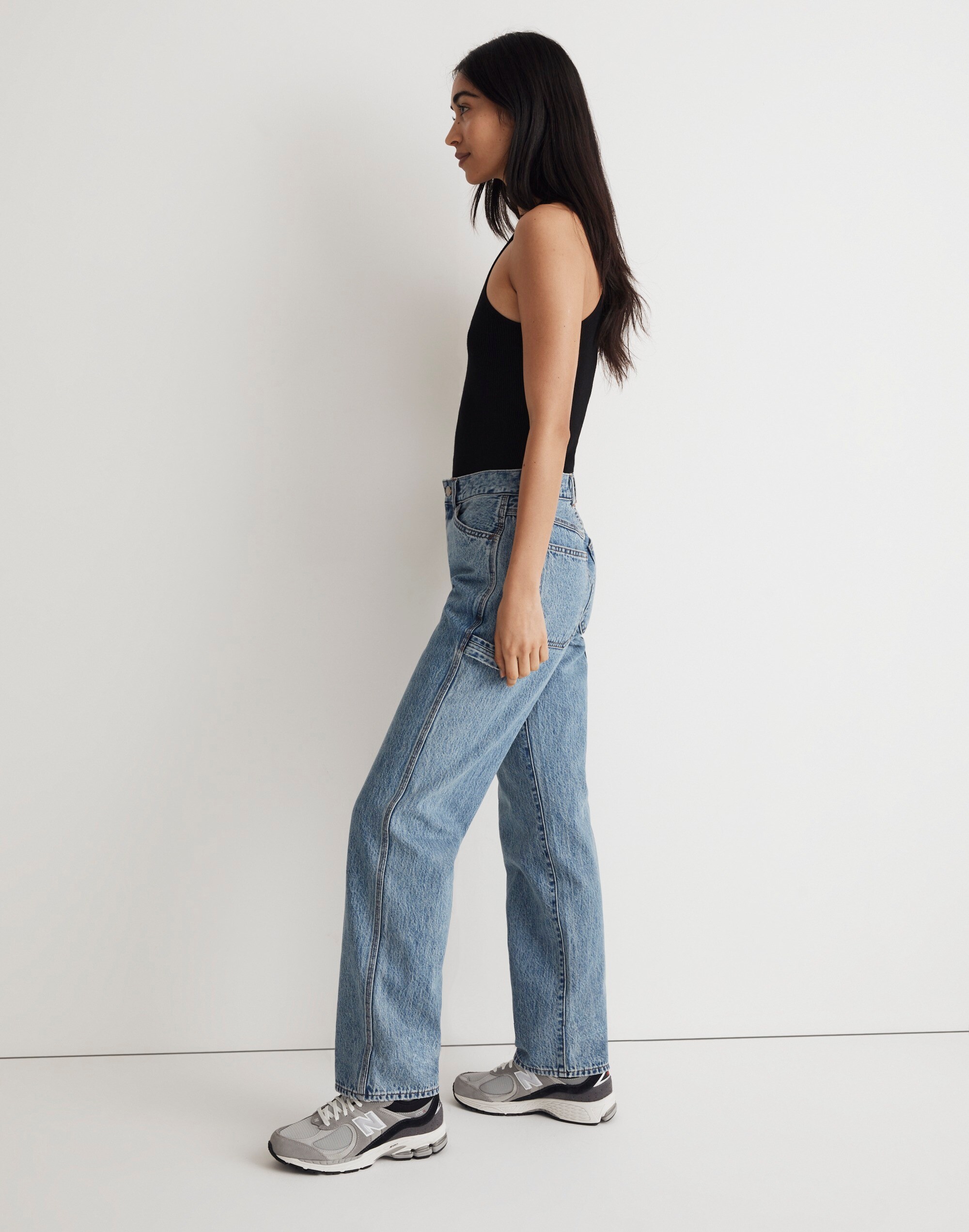 Low-Slung Straight Carpenter Jeans