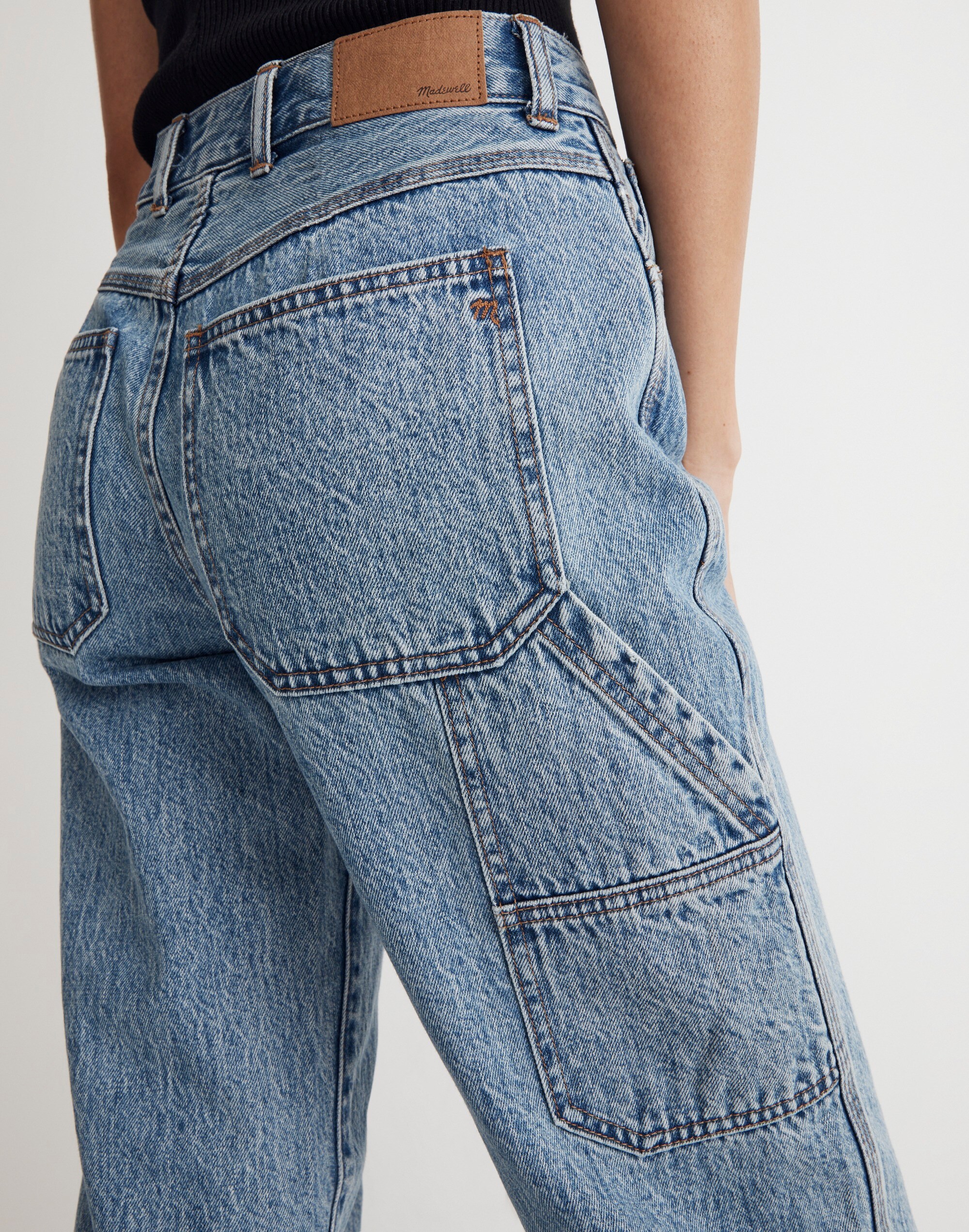 Low-Slung Straight Carpenter Jeans