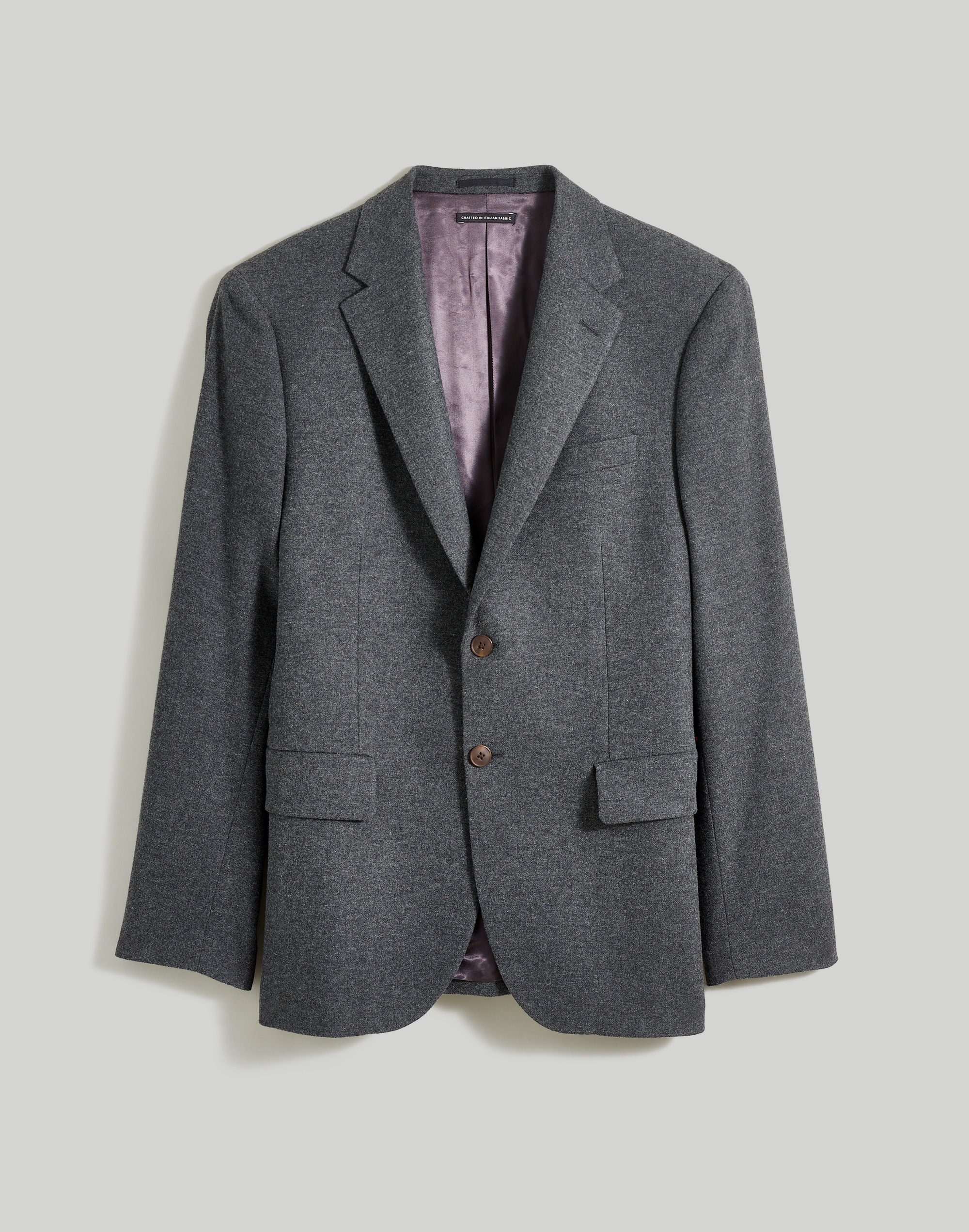 The Roebling Two-Button Blazer in Italian Fabric