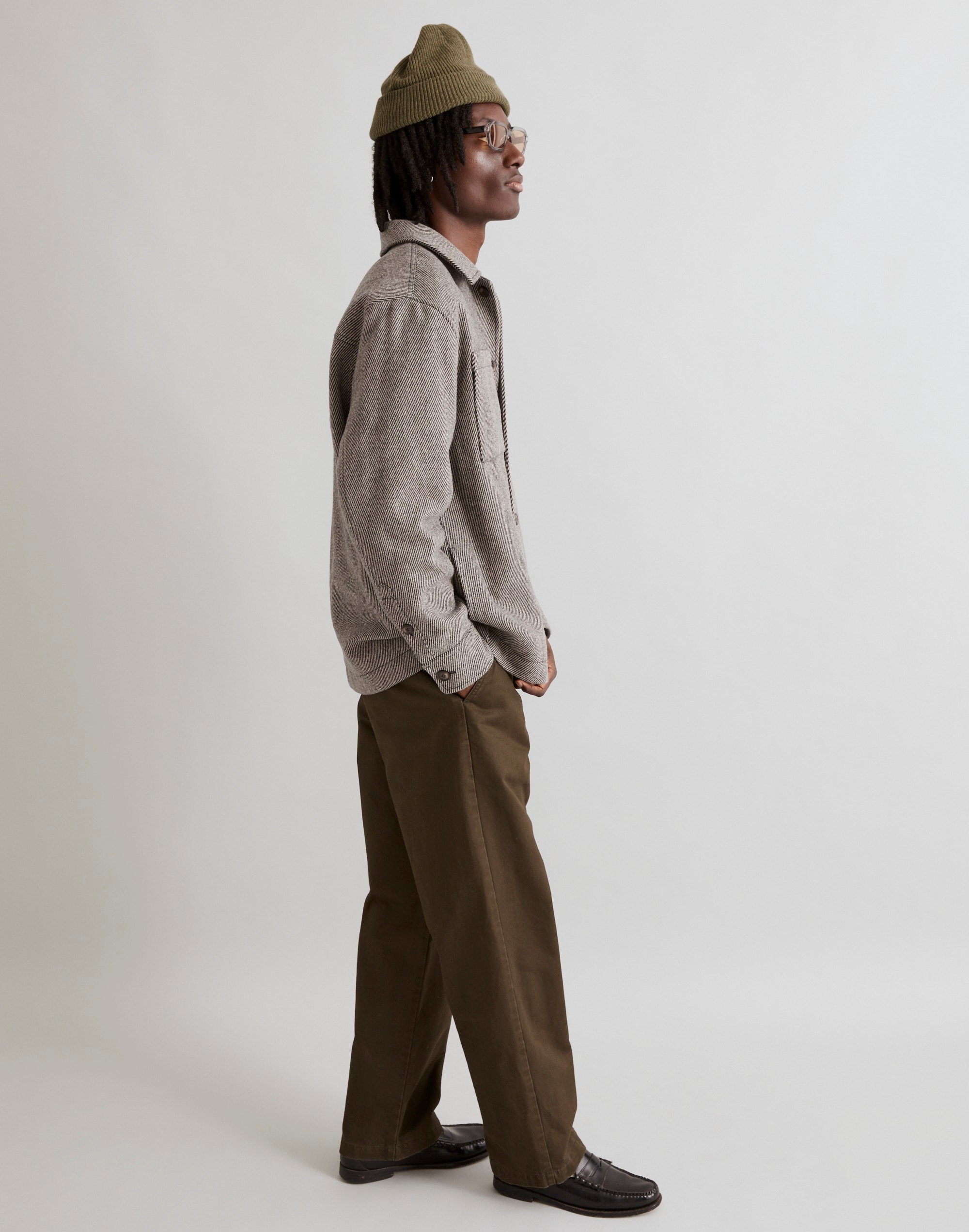 Shirt-Jacket in Italian Fabric