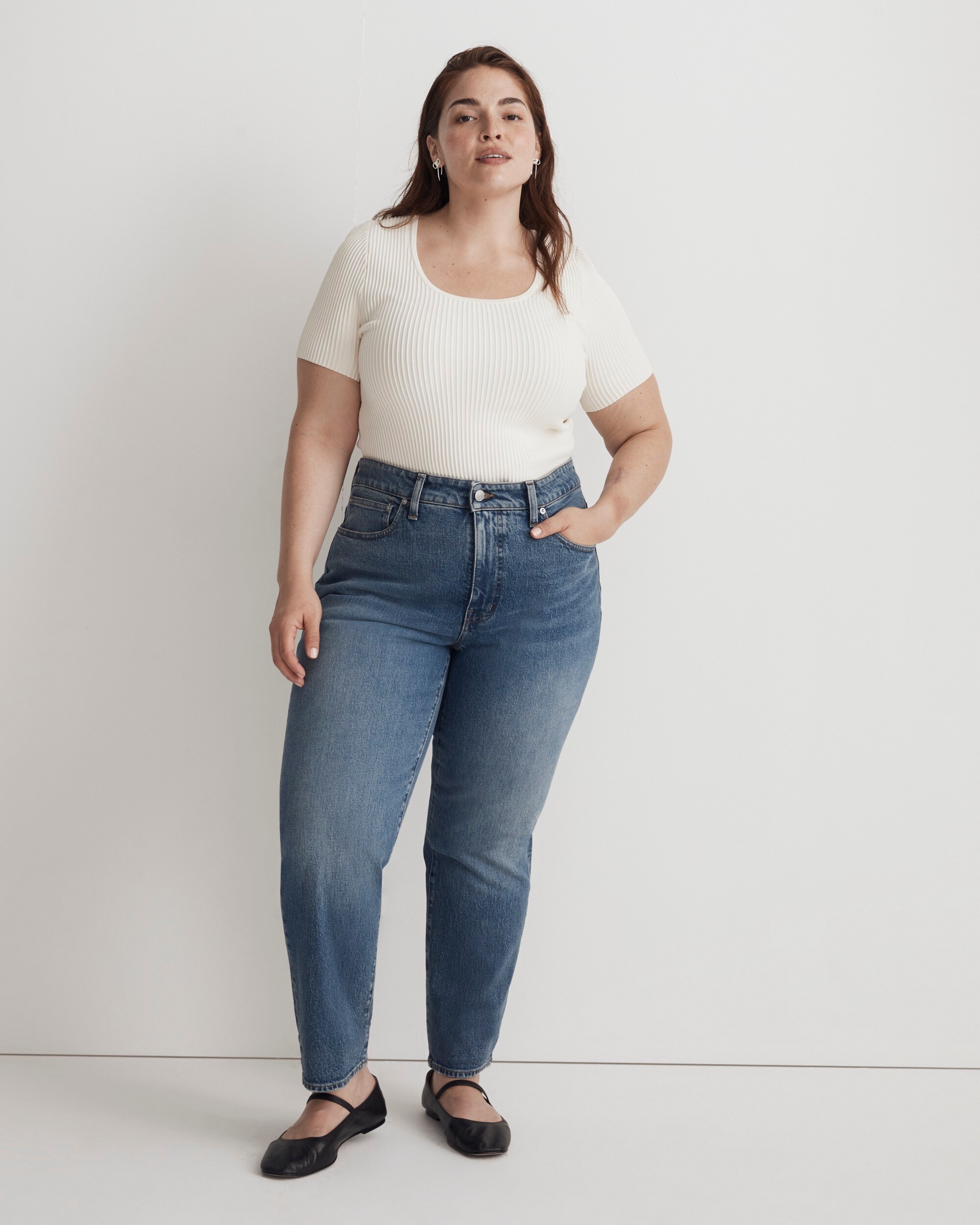 The Plus Perfect Vintage Jean in Kepler Wash