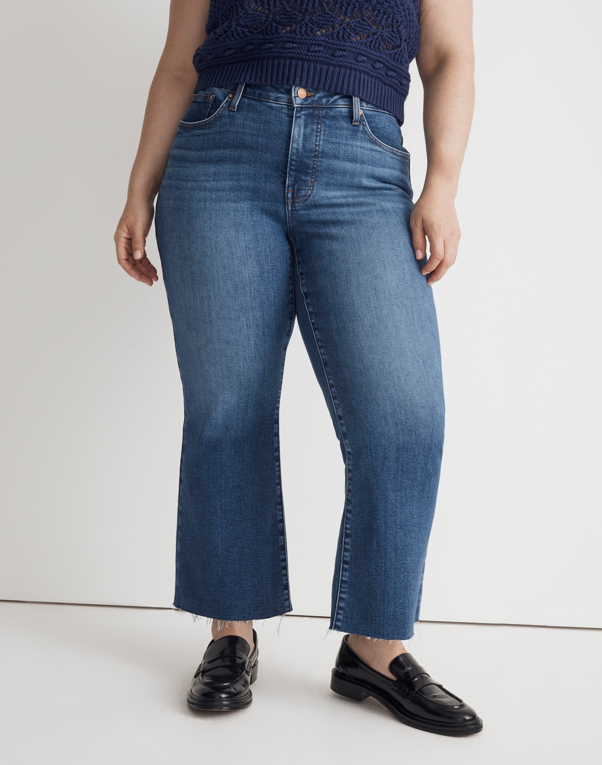 Plus Kick Out Crop Jeans