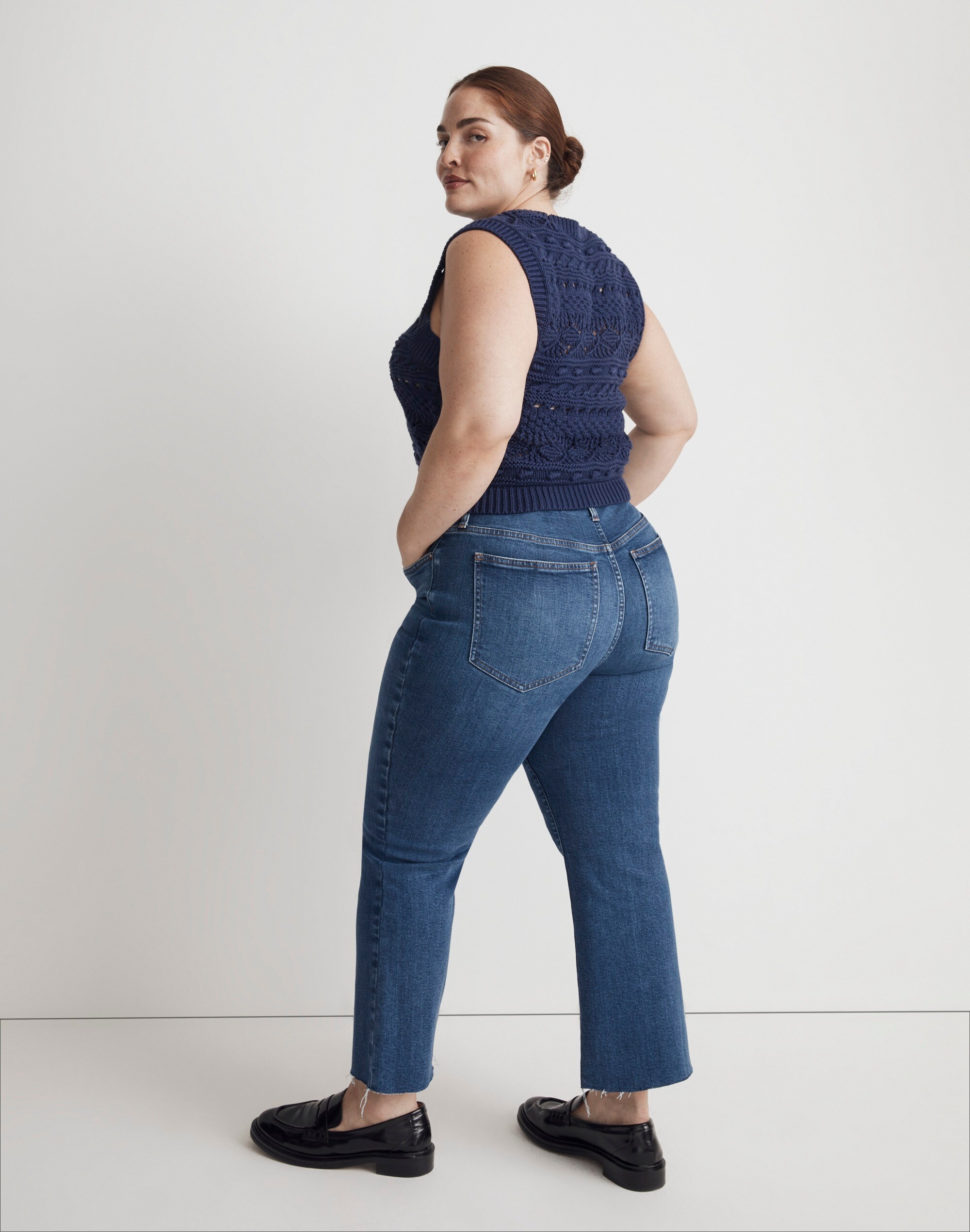 Plus Kick Out Crop Jeans