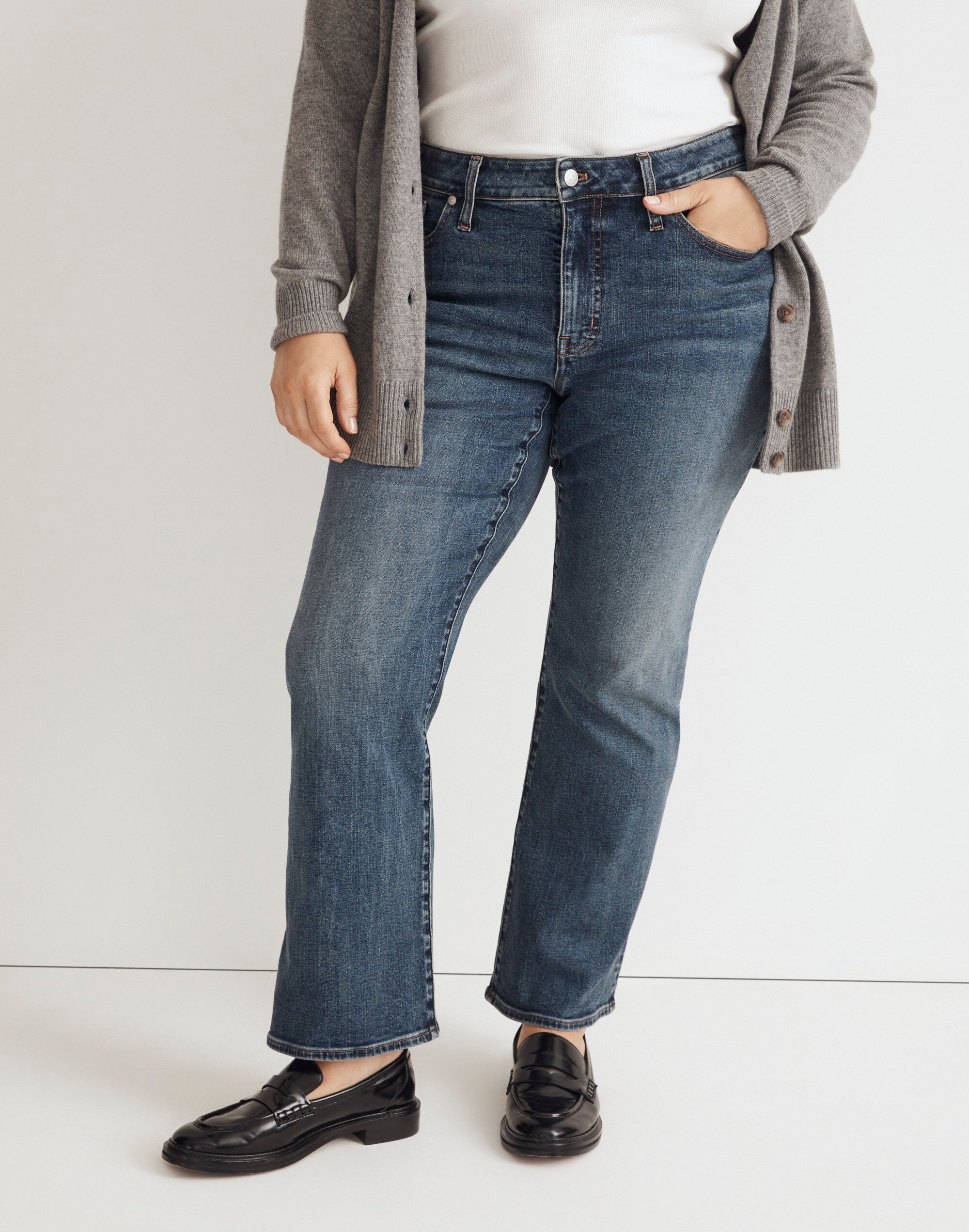 Plus Kick Out Crop Jeans